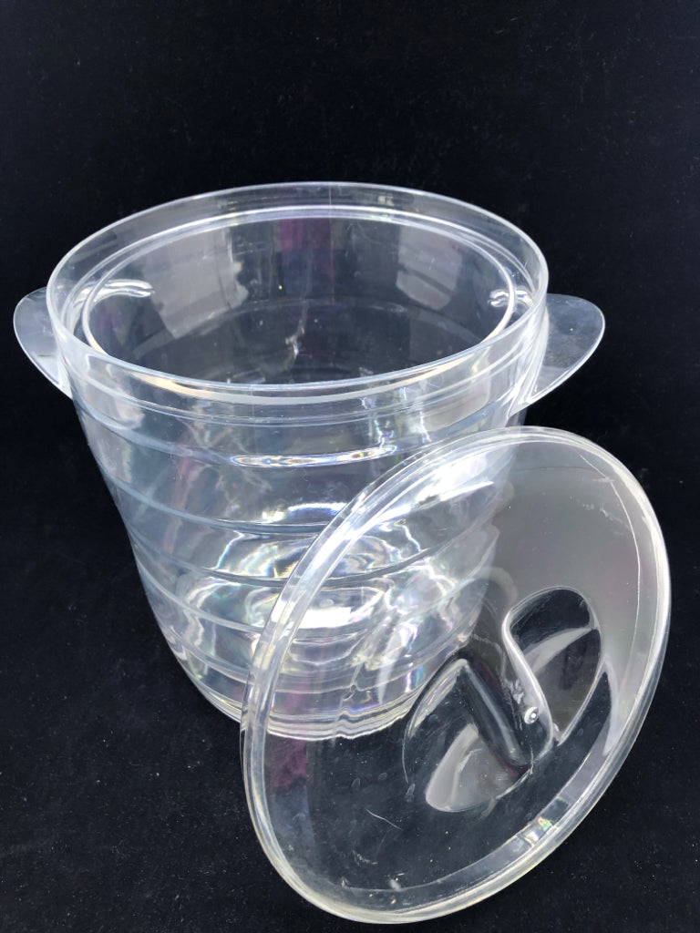 3PC PLASTIC ICE BUCKET.