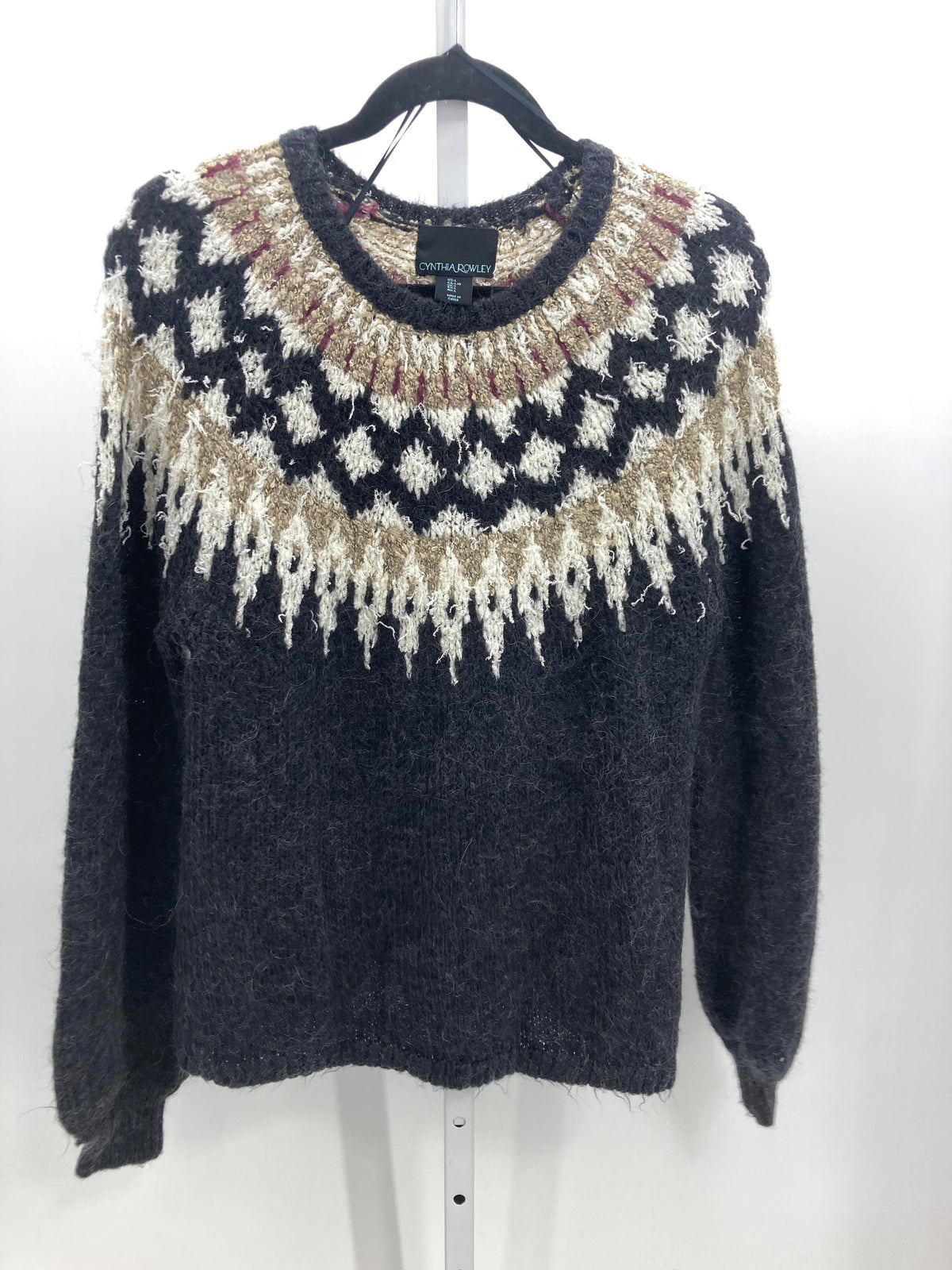 Cynthia Rowley Size Large Misses Long Slv Sweater