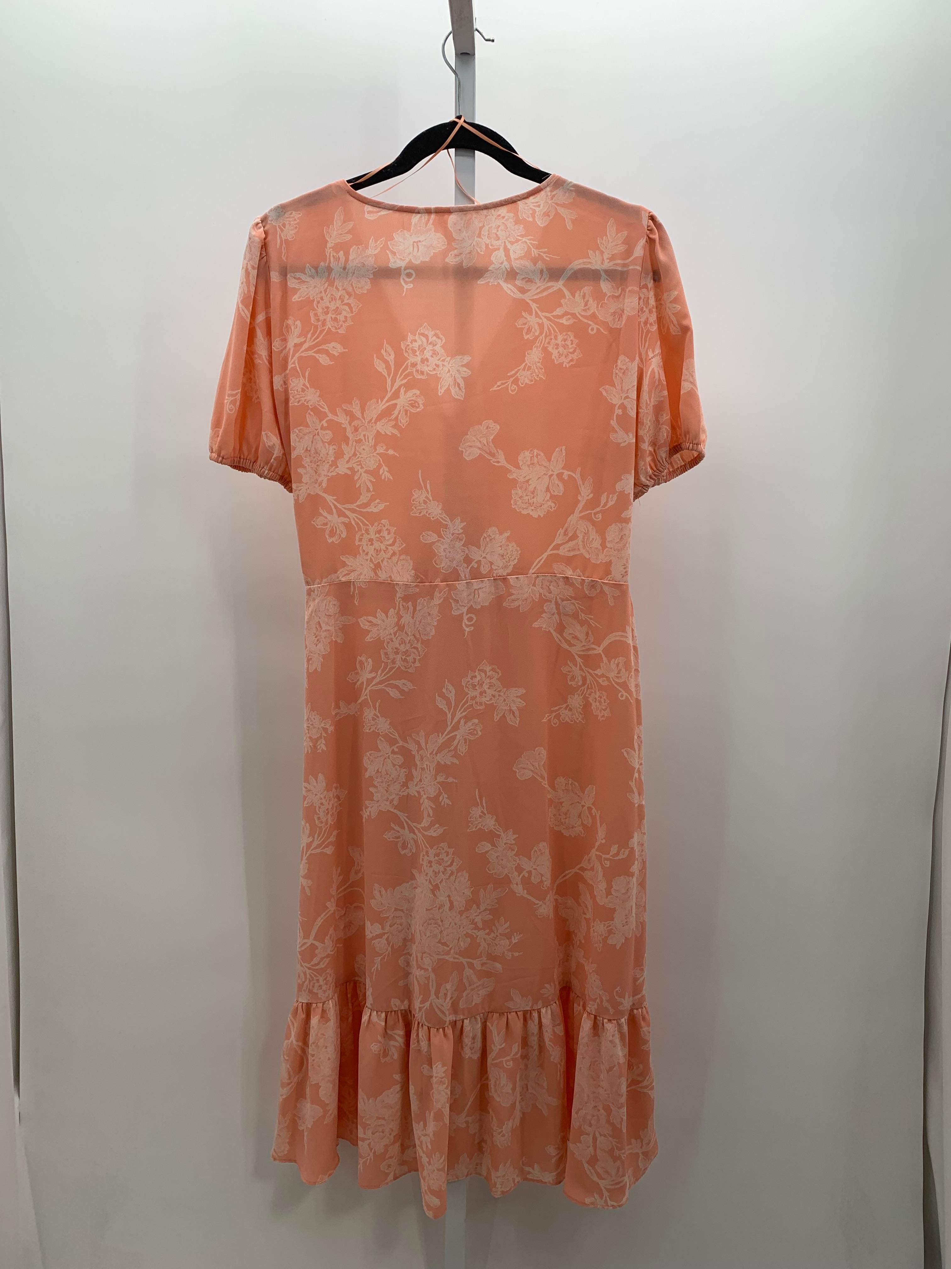 Lauren Conrad Size Large Misses Short Sleeve Dress