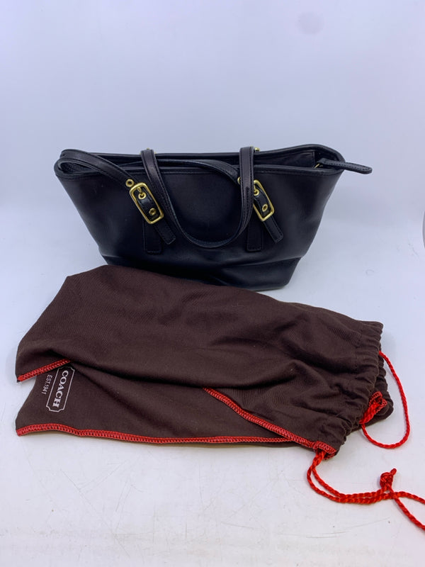 Vintage Leather Mini Market Tote L20-9846 with sleeper bag