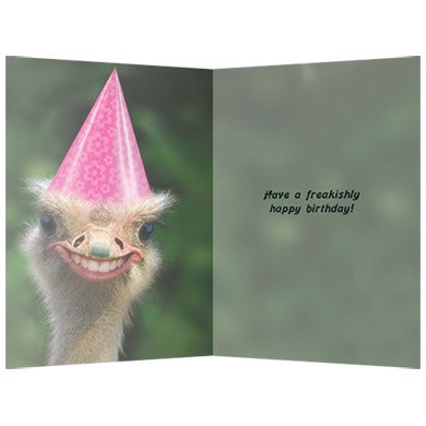 Freakishly Happy, Birthday Card