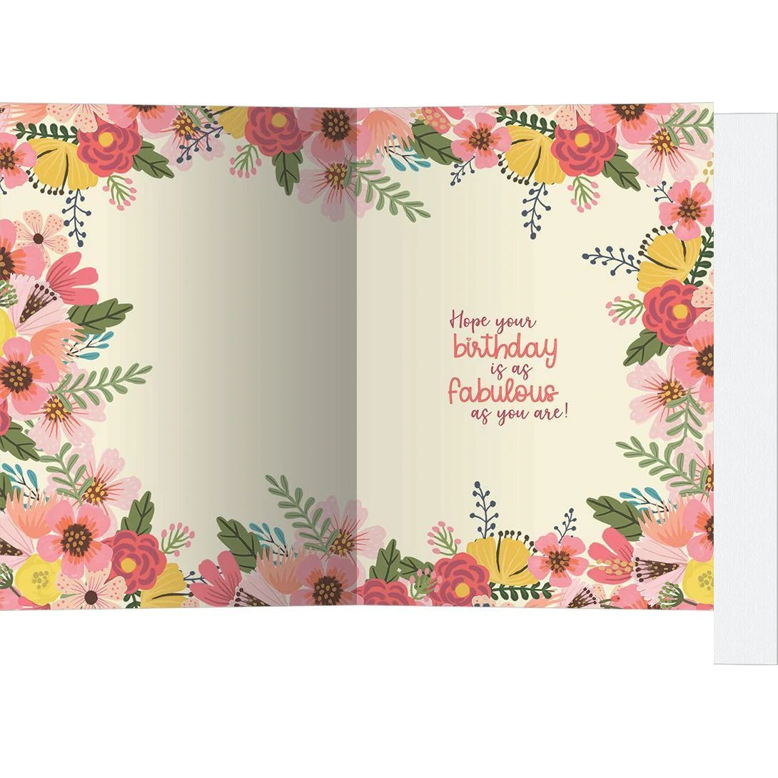 Fabulous Flamingo Birthday Card