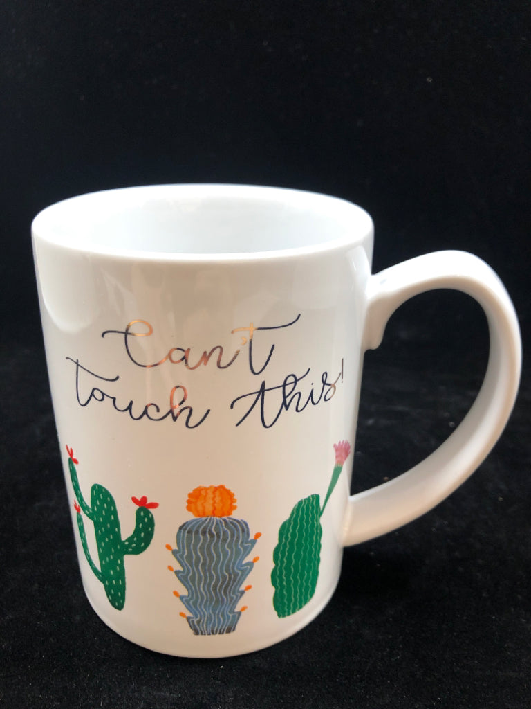 CANT TOUCH THIS CACTUS MUG.