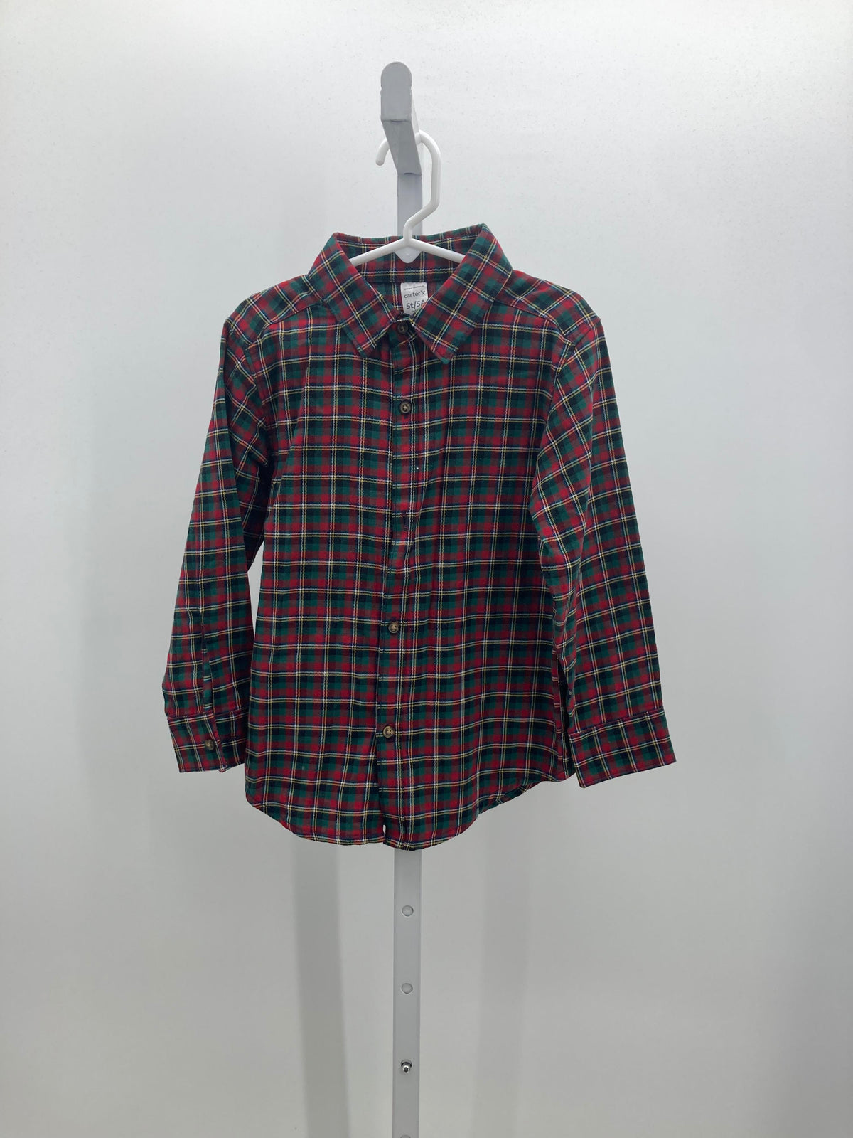 GREEN BLACK PLAID