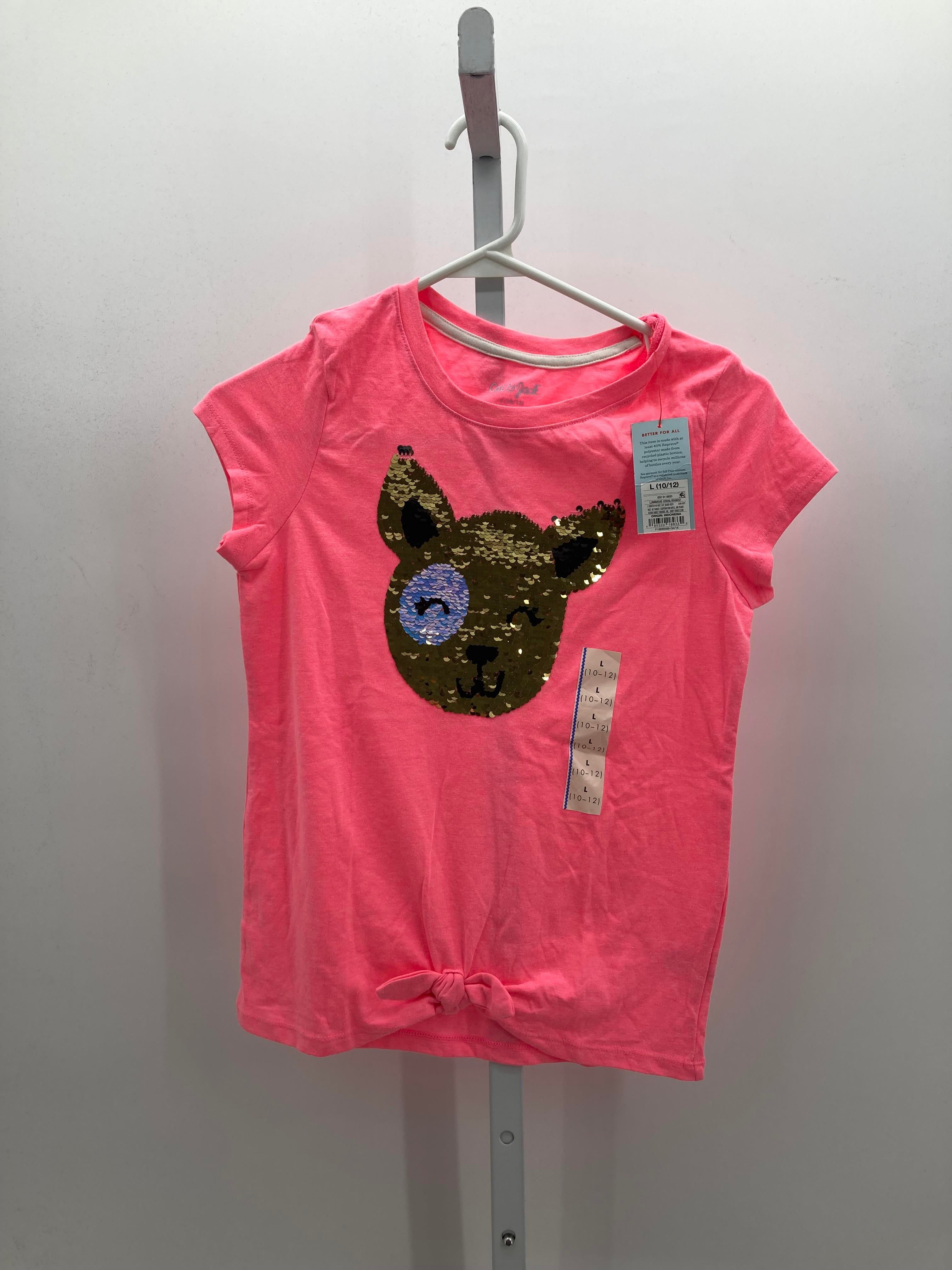 Cat & Jack Size 10-12 Girls Short Sleeve Shirt