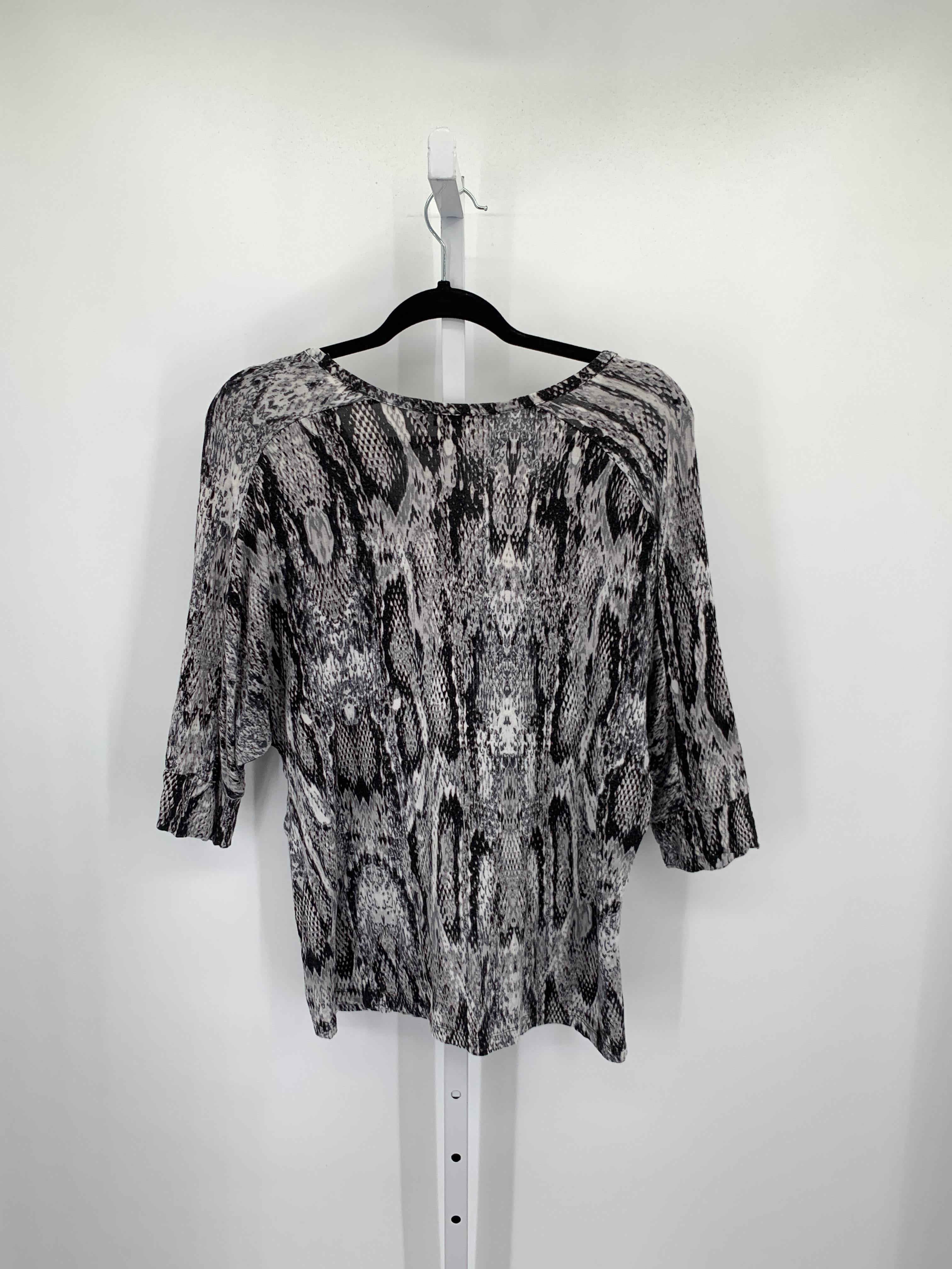 Apt. 9 Size Large Misses 3/4 Sleeve Shirt