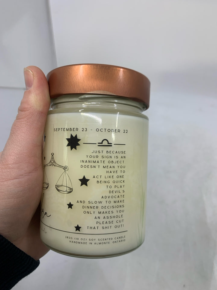 NEW LIBRA CANDLE.