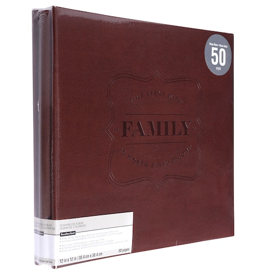 Recollections Time Spent with Family Scrapbook Album -