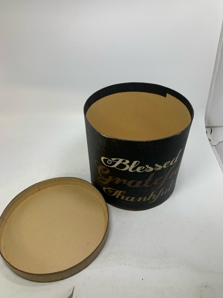 BOX BLESSED GRATEFUL THANKFUL.