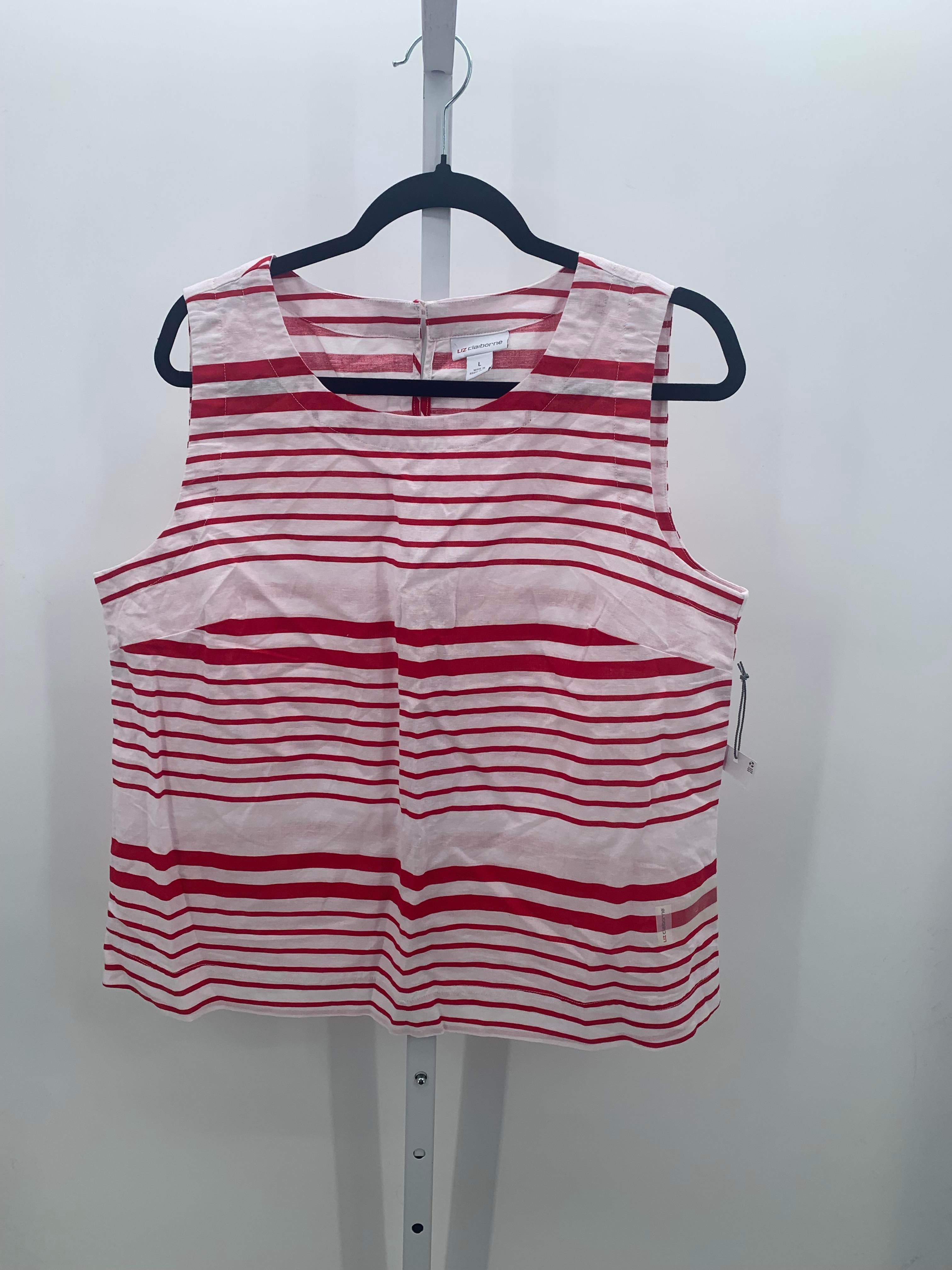 Liz Claiborne Size Large Misses Sleeveless Shirt