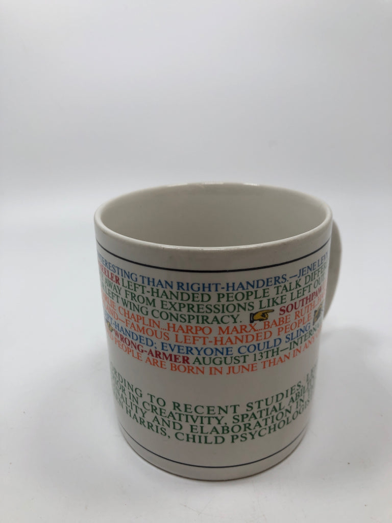 "LEFTY" MUG.