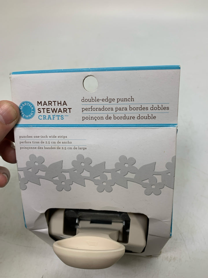 NIB MARTHA STEWART BLOSSOM TRIM DOUBLE-EDGE PUNCH.