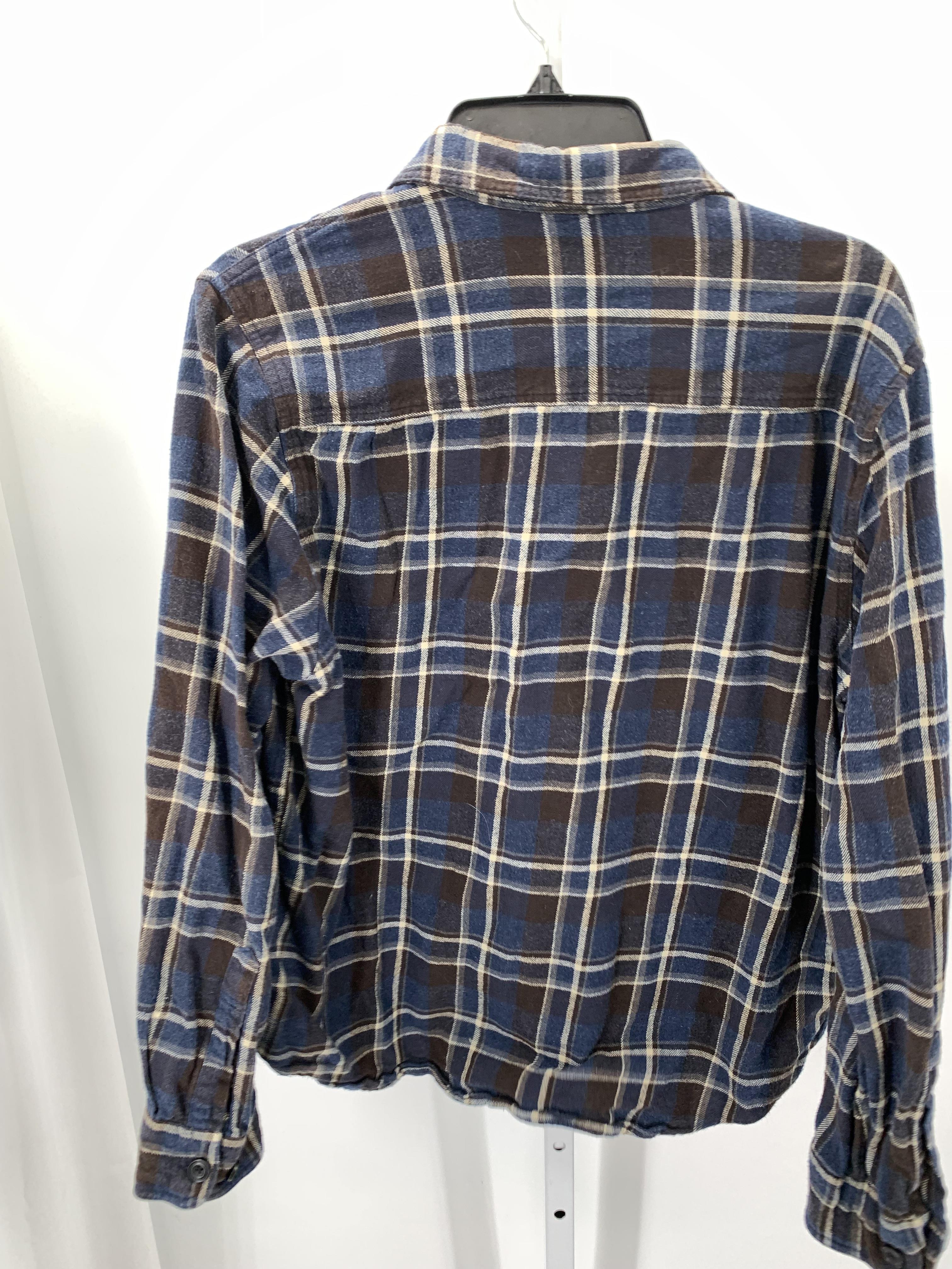 PLAID BTN DOWN
