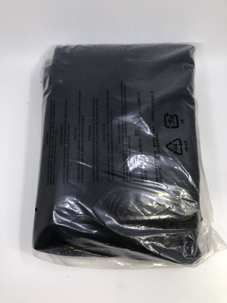 NIP KING BLACK MICROFIBER SATIN SHEET SET.