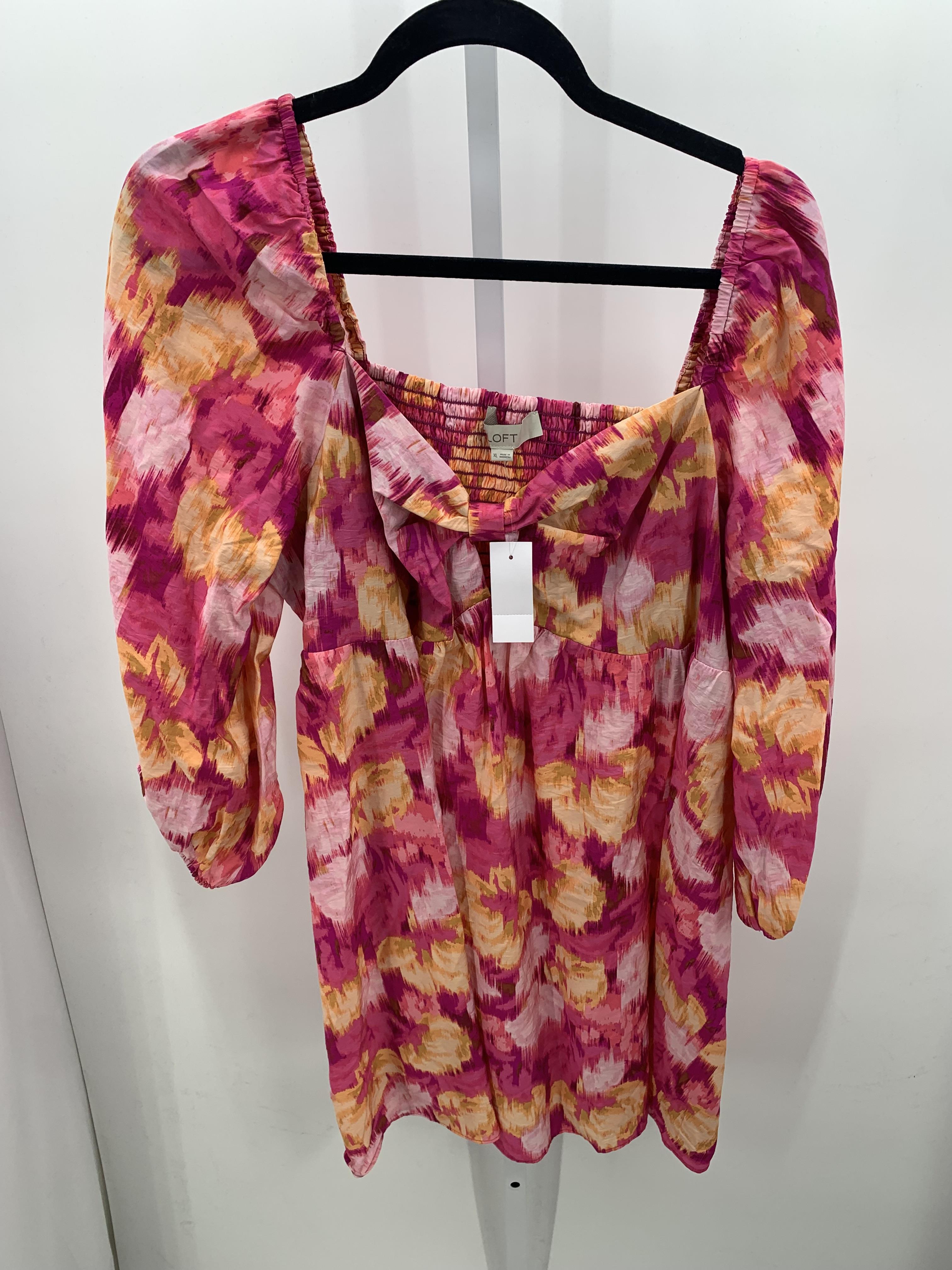 Loft Size Extra Large Misses 3/4 Sleeve Dress