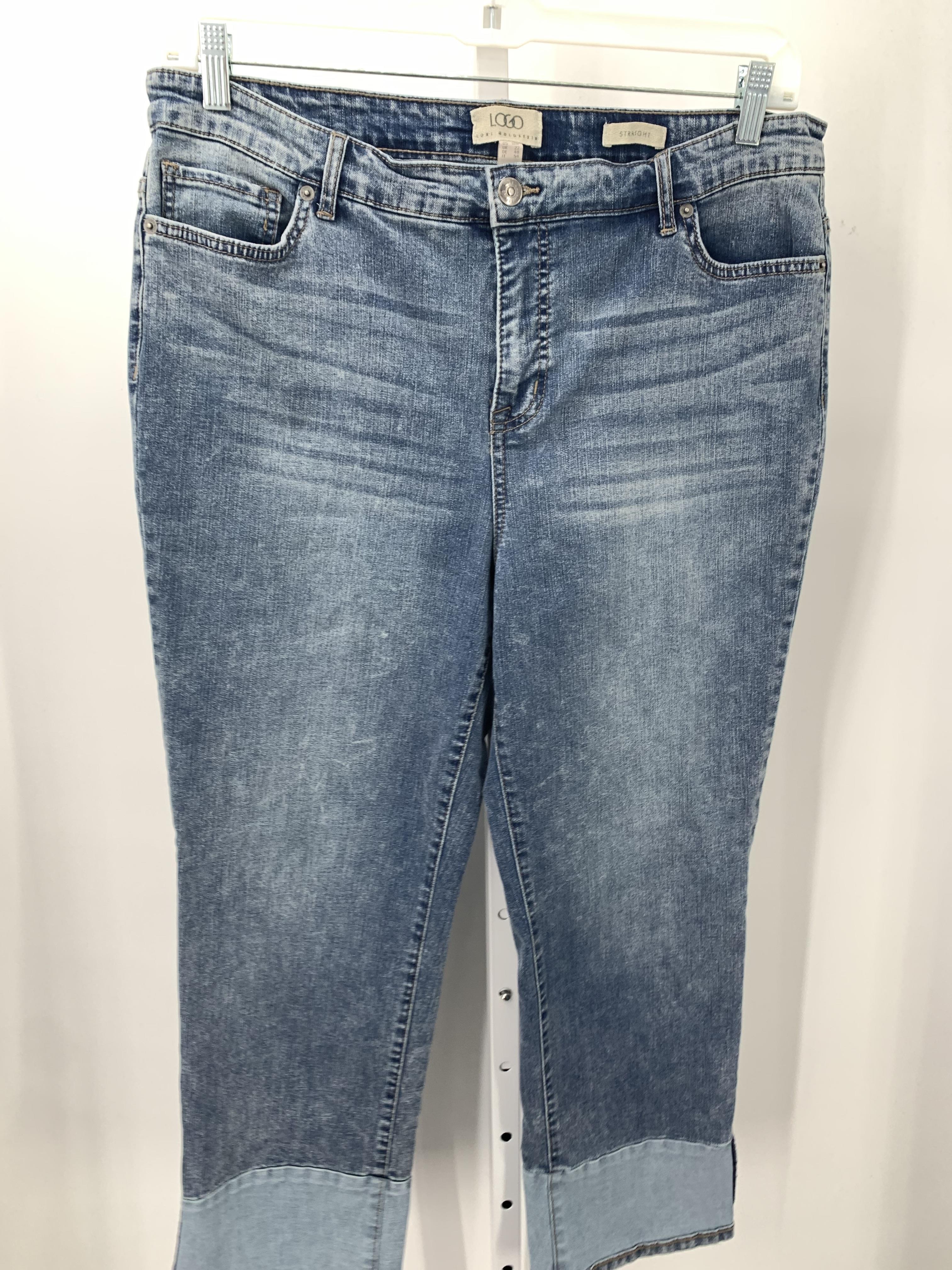 LOGO Size 18 W Womens Jeans