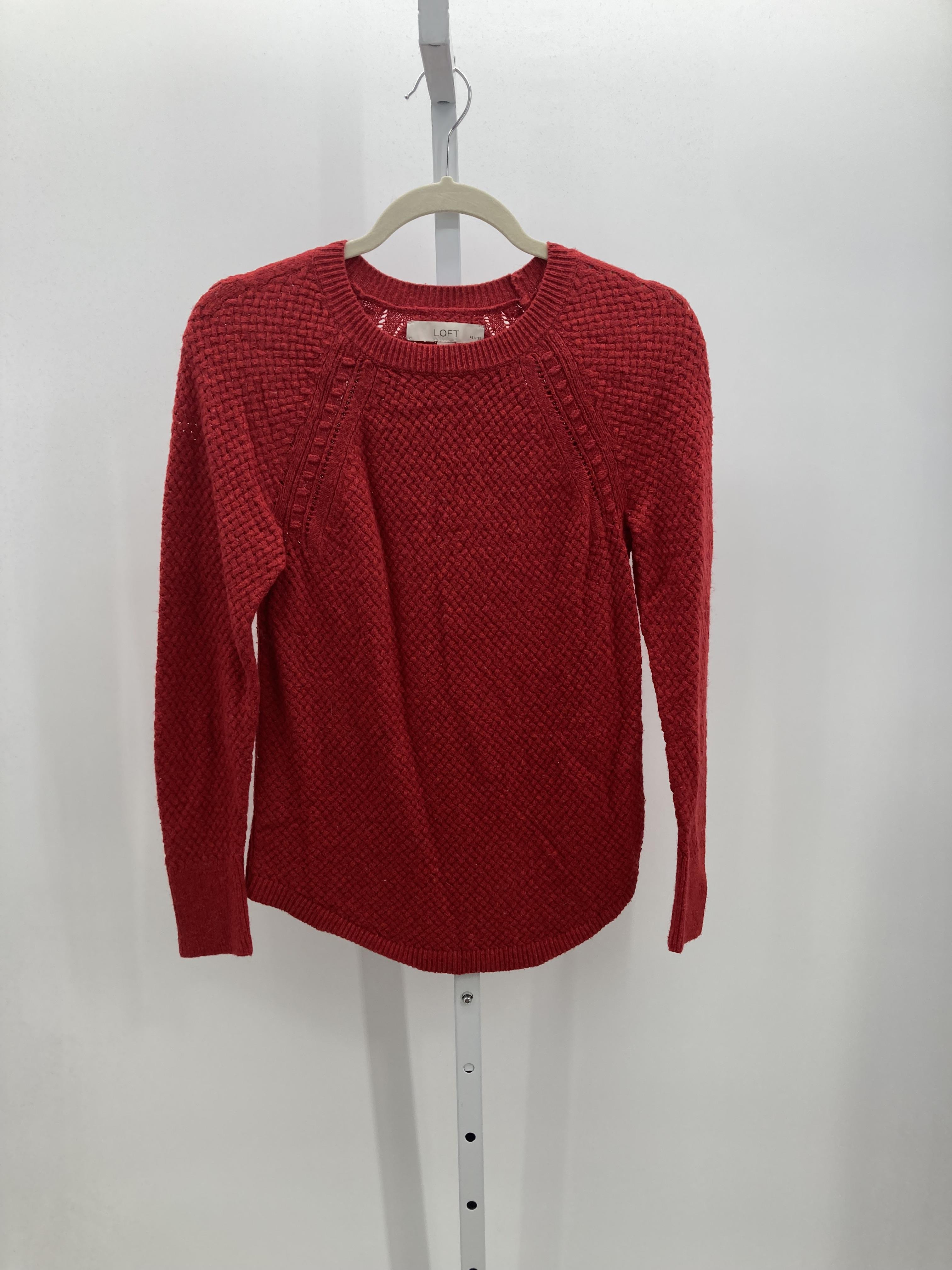 Loft Size Medium Petite Petite Long Slv Sweater