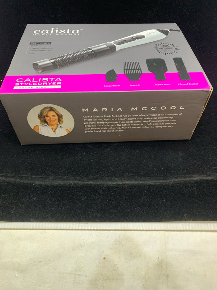 Calista Maria Mccool Styledryer Custom Airbrush - White