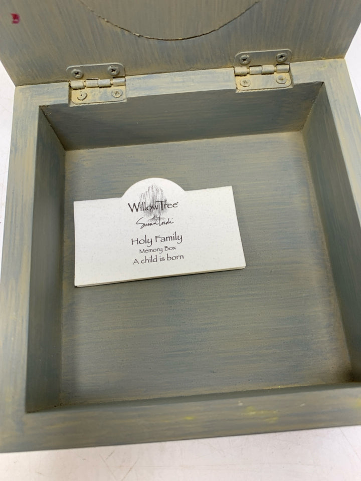 WOODEN MEMORY BOX "HOLY FAMILY" 2006.