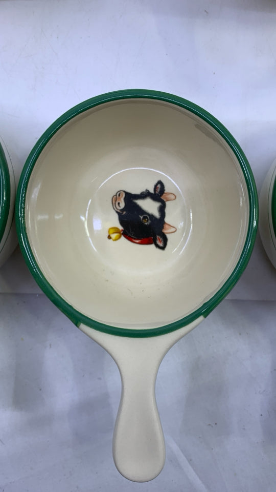 ROOSTER SOUP TUREEN W CUPS.