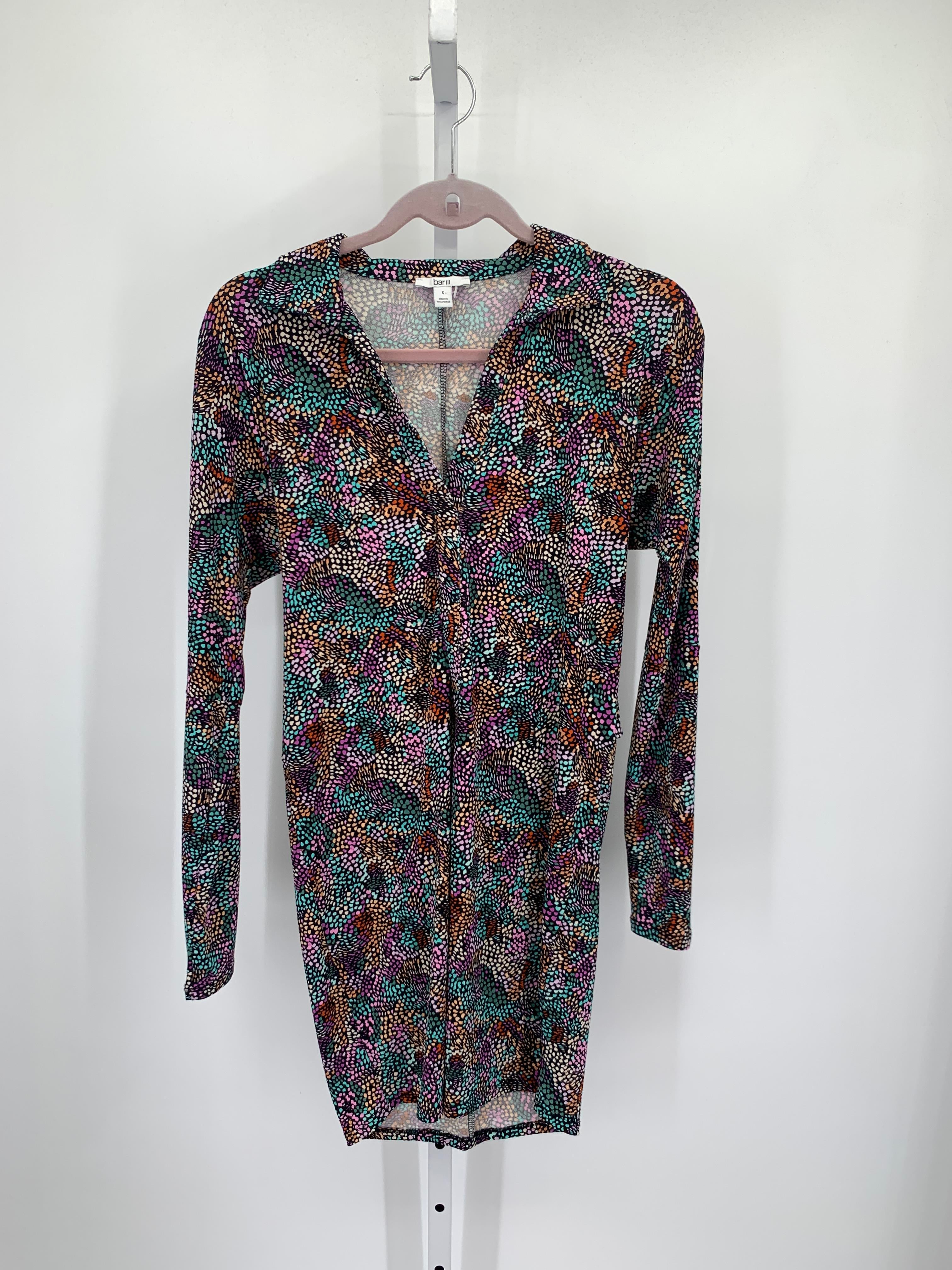 Bar III Size Small Juniors Long Sleeve Dress