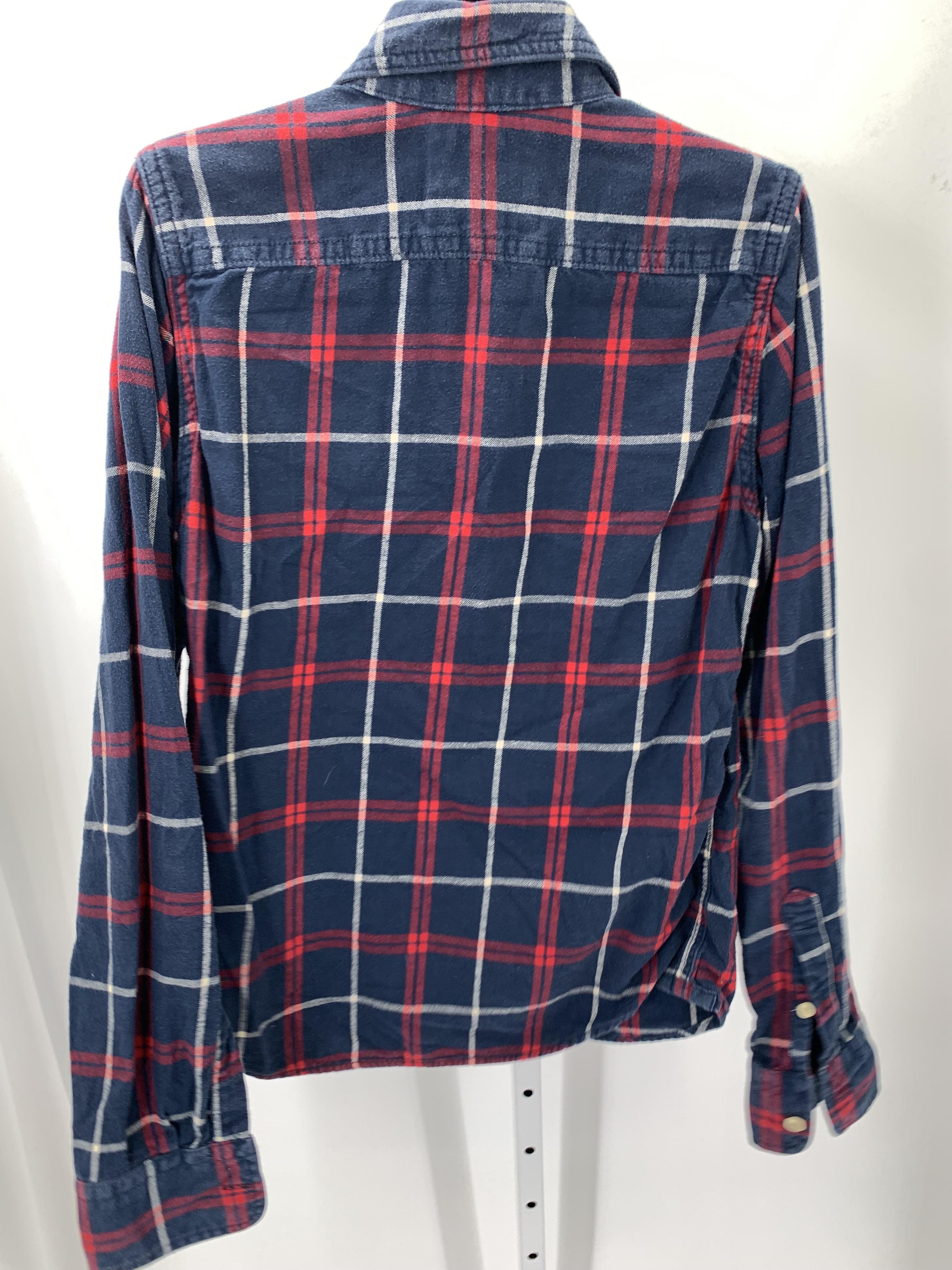 RED WHITE PLAID BTN DOWN