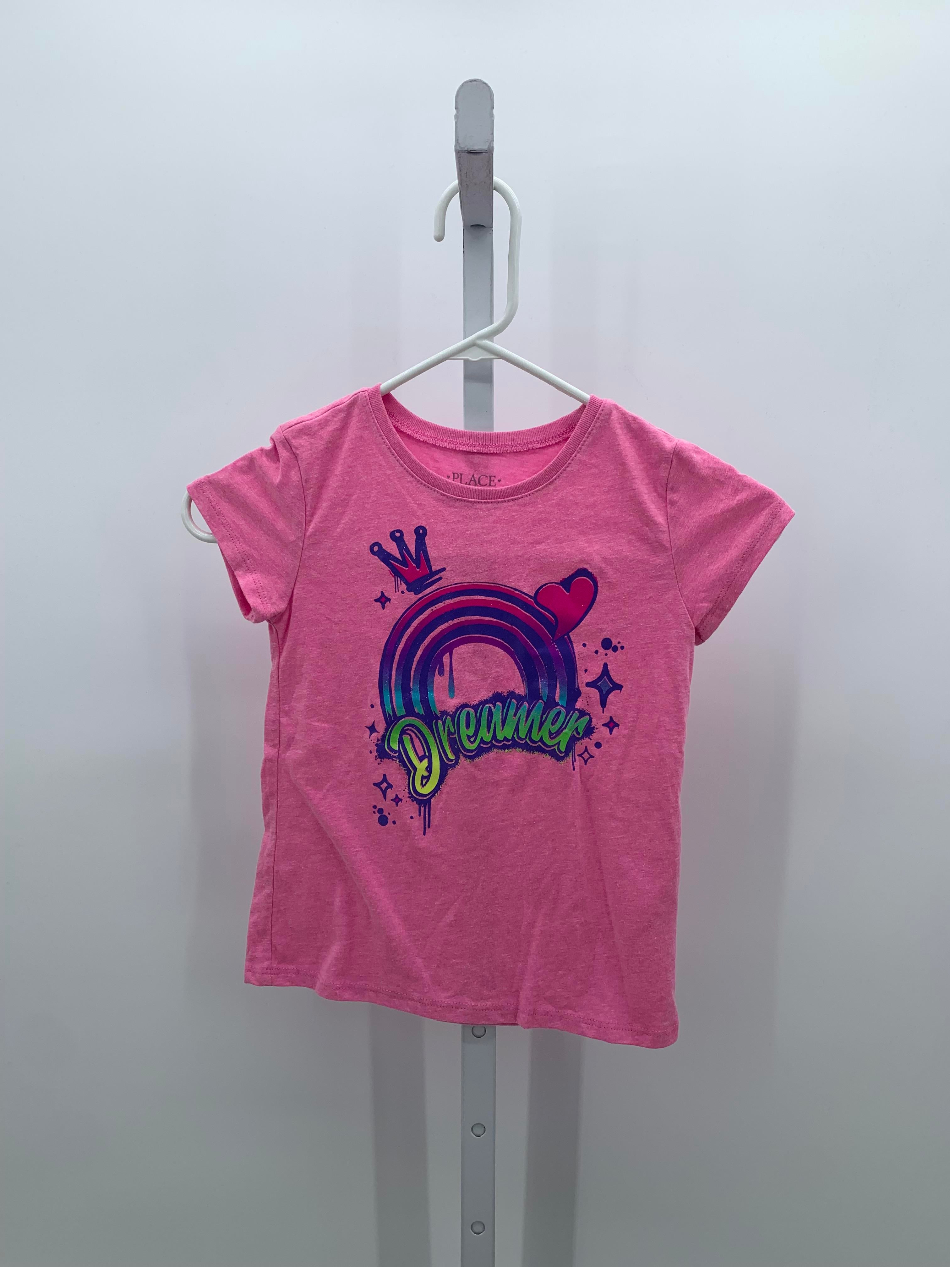 Children's Place Size 5-6 Girls Short Sleeve Shirt