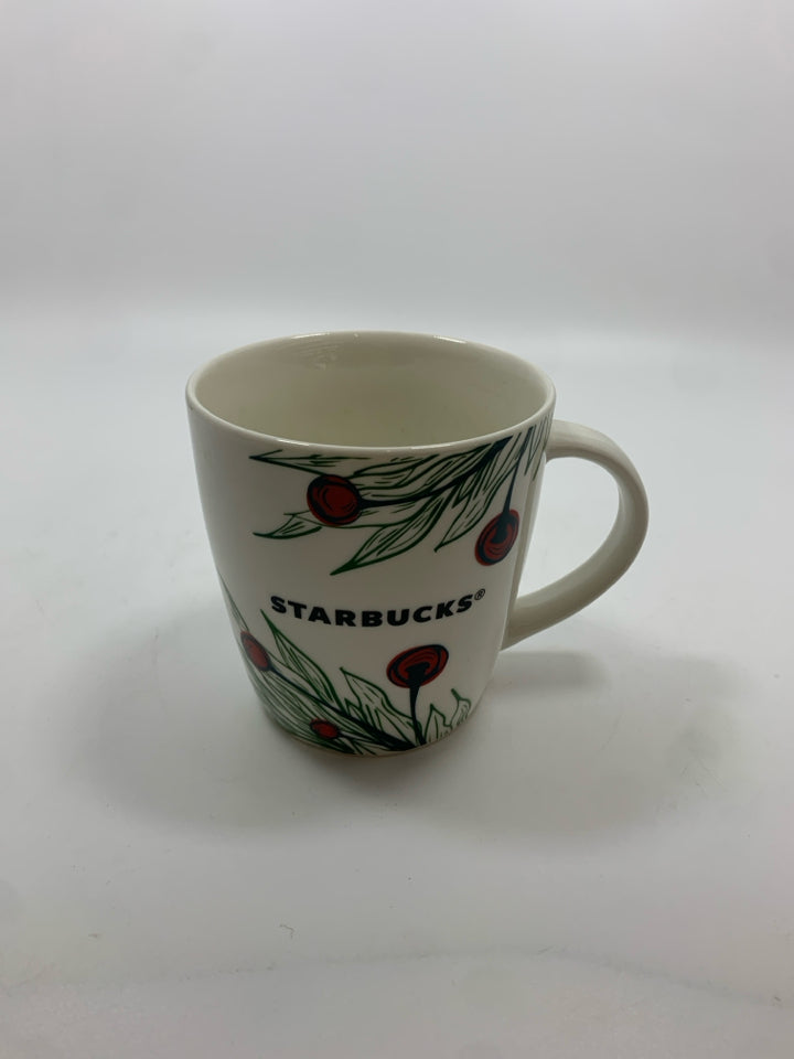 STARBUCKS MISTLETOE MUG.