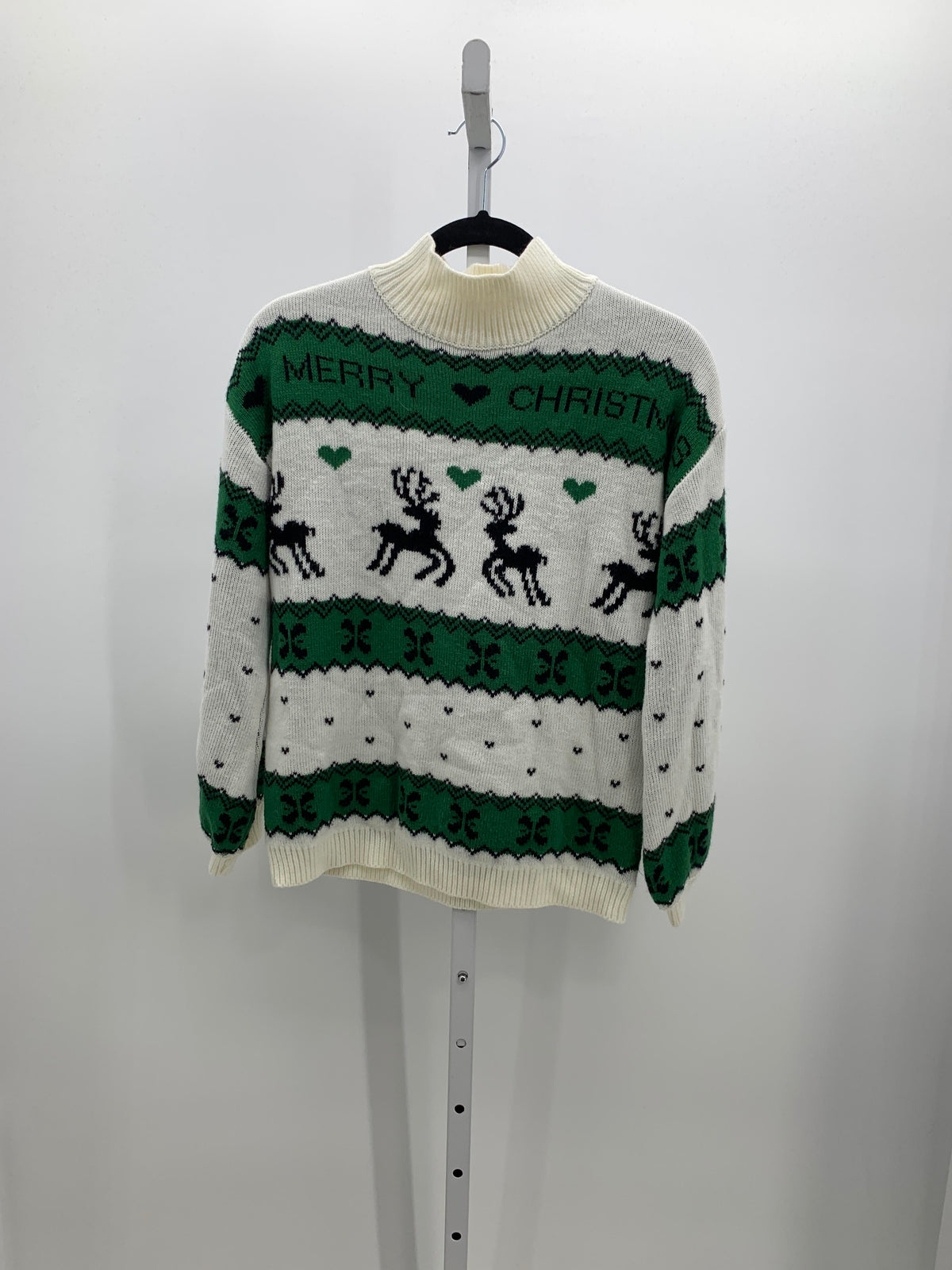 LONG SLV SWEATER MERRY CHRISTMAS.