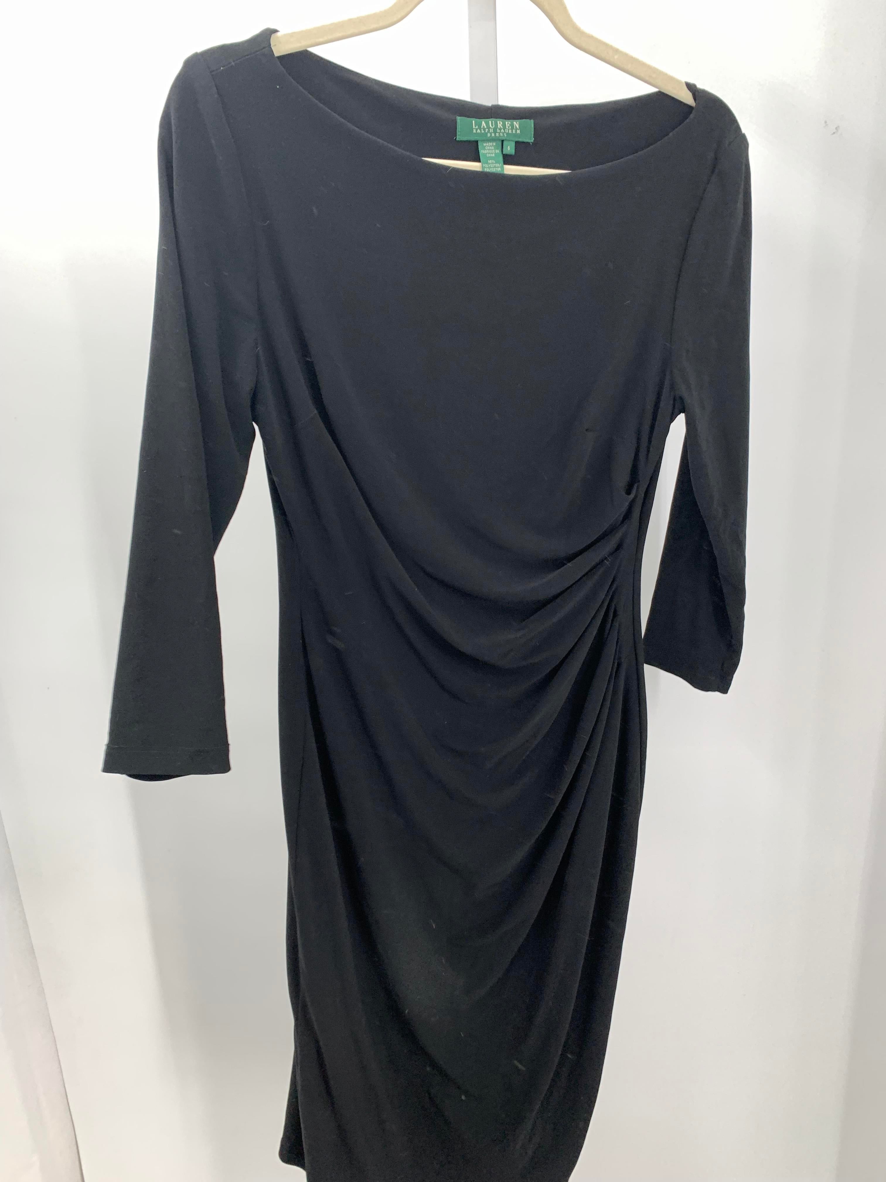 Ralph Lauren Size 6 Misses 3/4 Sleeve Dress