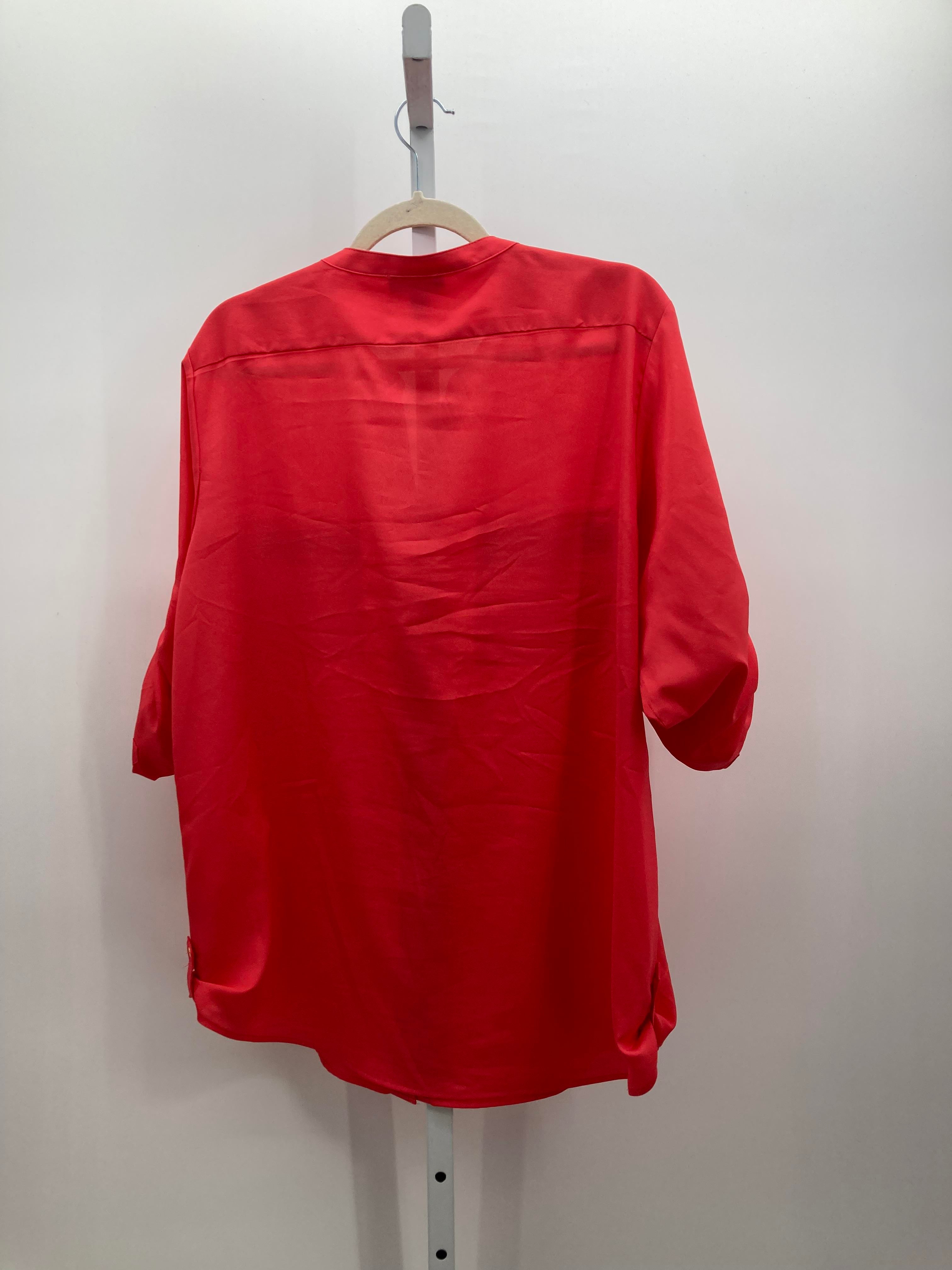 Calvin Klein Size Extra Large Misses 3/4 Sleeve Shirt