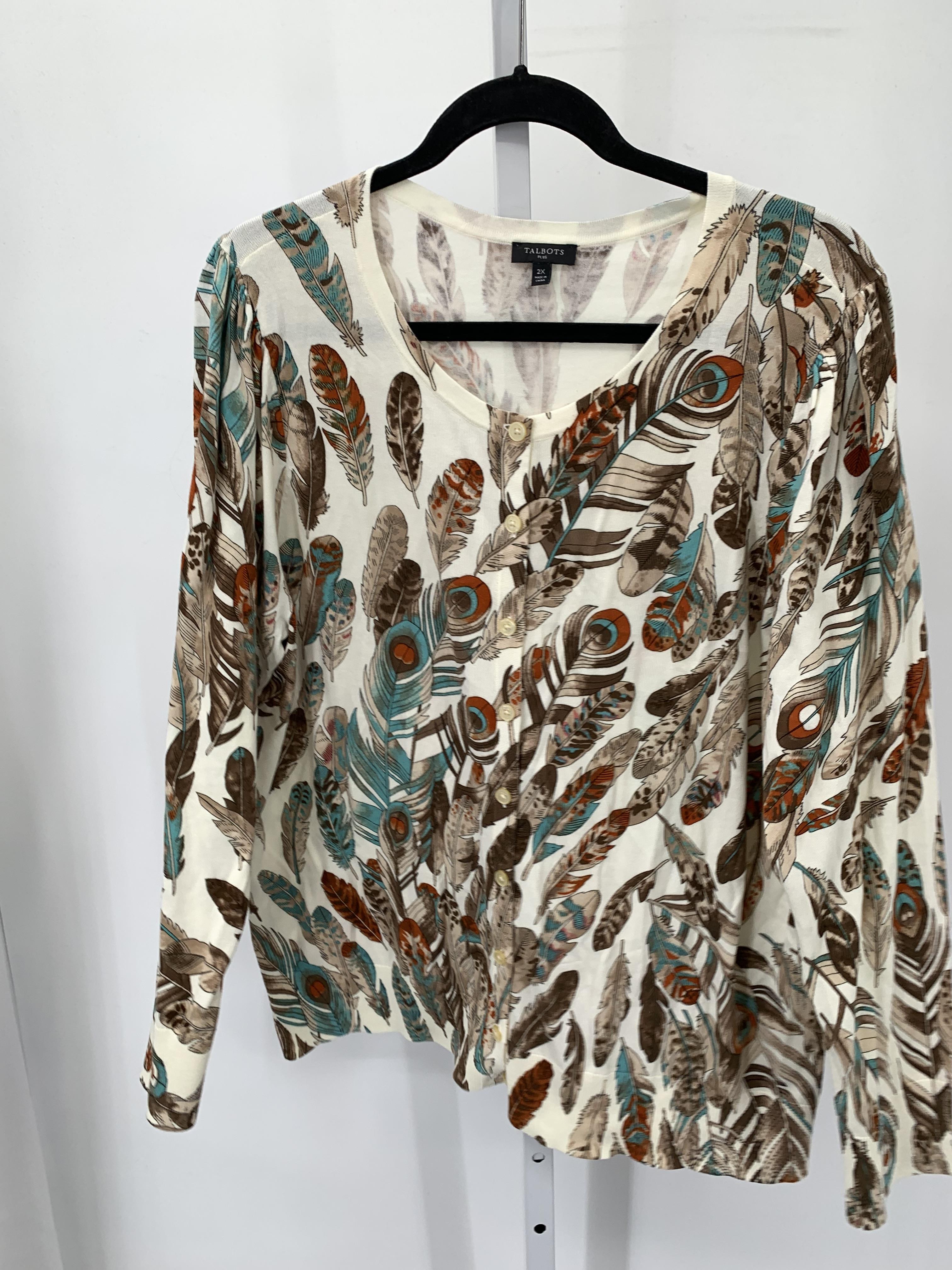 Talbots Size 2X Womens Long Slv Sweater