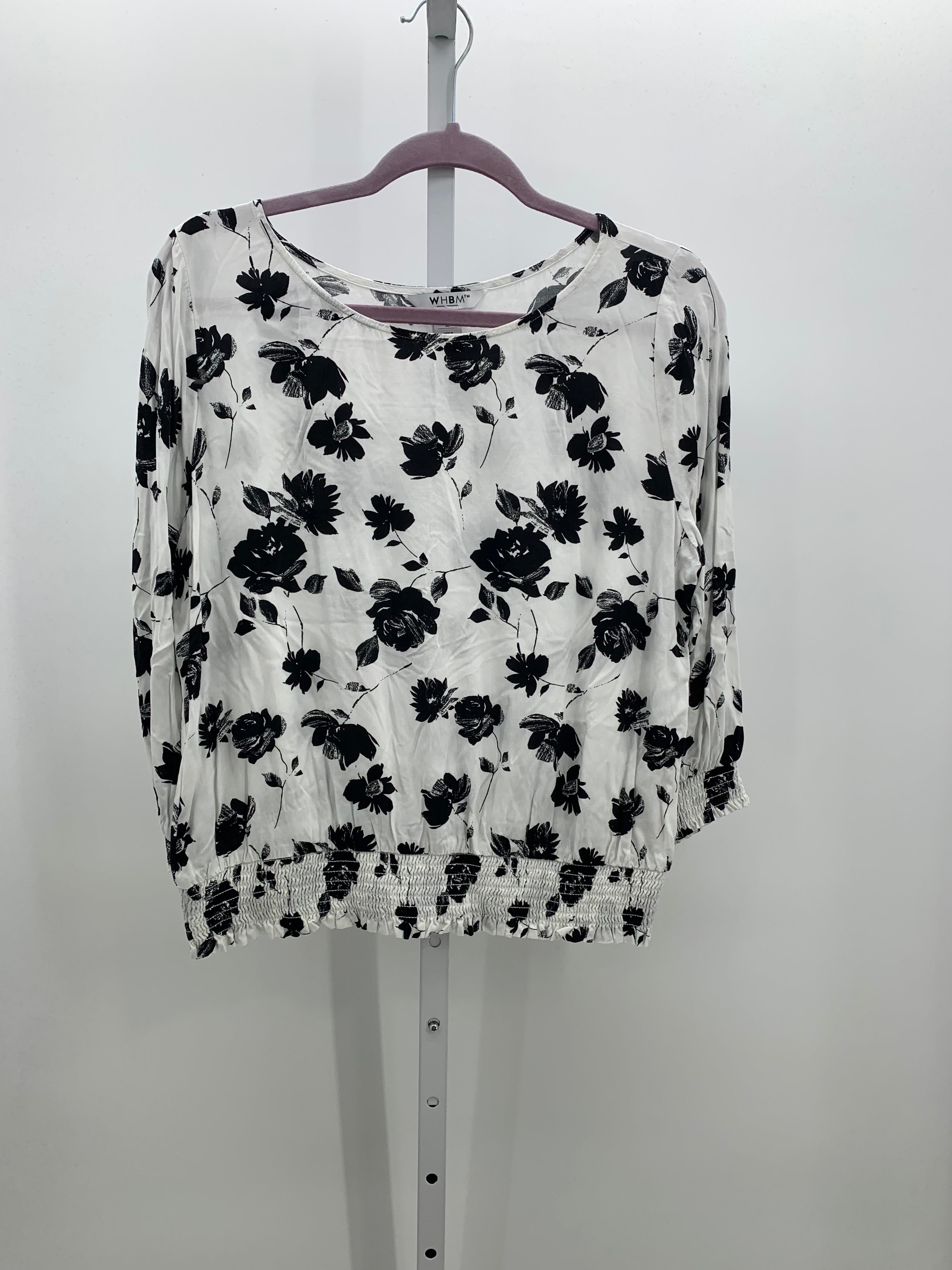 White House Black Size Medium Misses 3/4 Sleeve Shirt