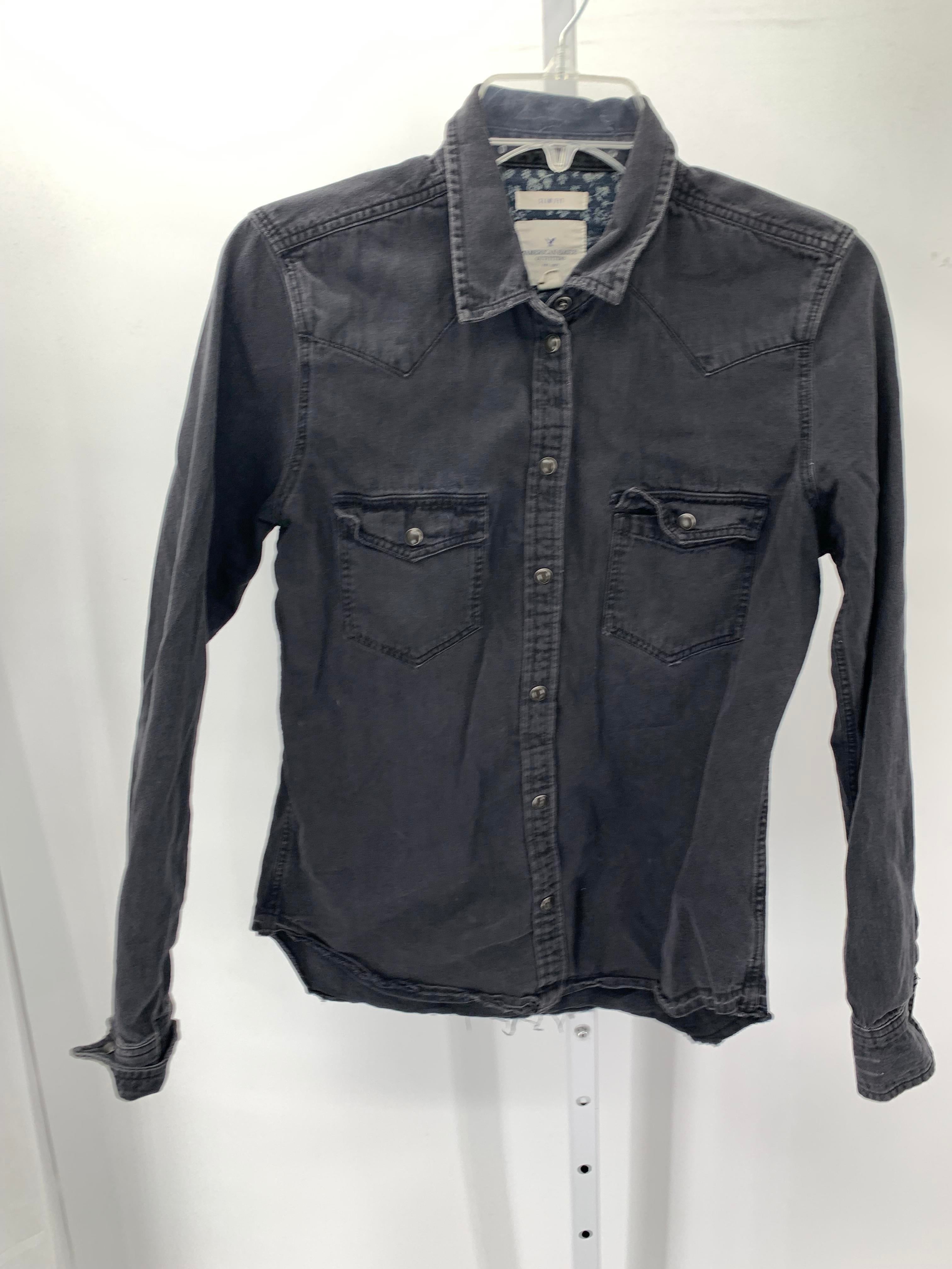 American Eagle Size Small Misses Long Sleeve Shirt