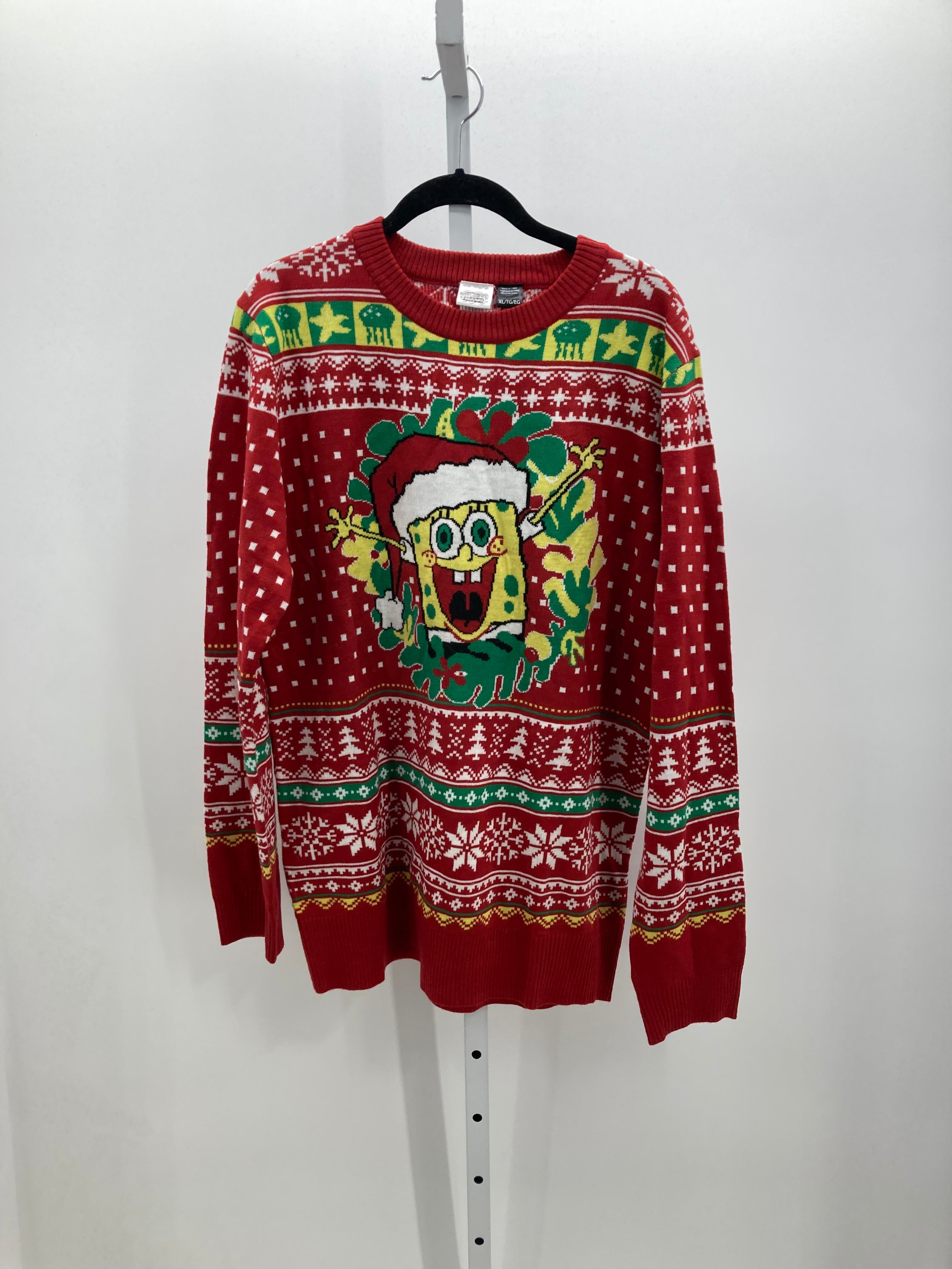 LONG SLV SWEATER SPONGEBOB