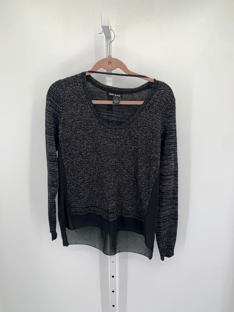 DKNY Size Medium Misses Long Slv Sweater