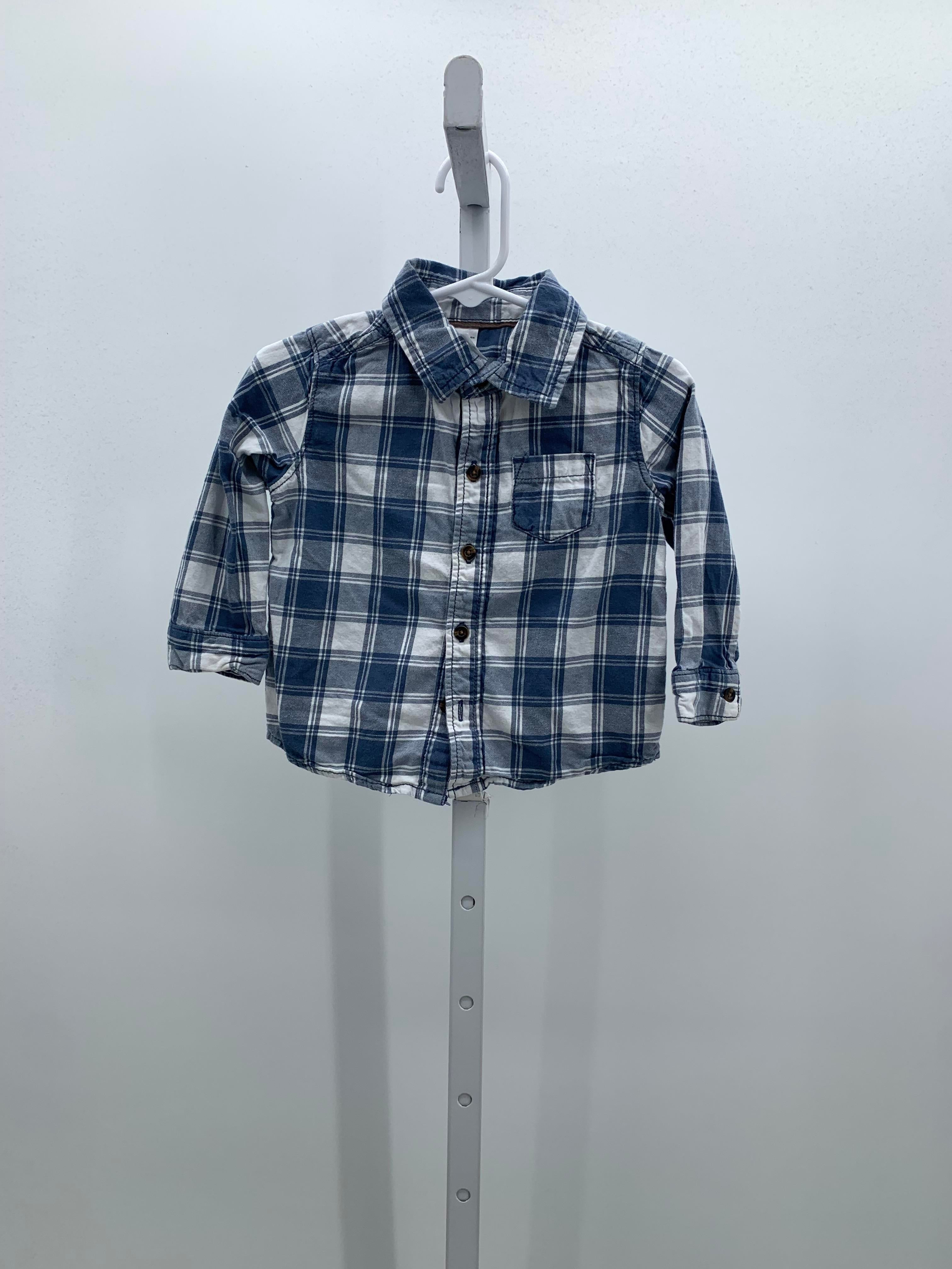 BLUE/WHITE PLAID