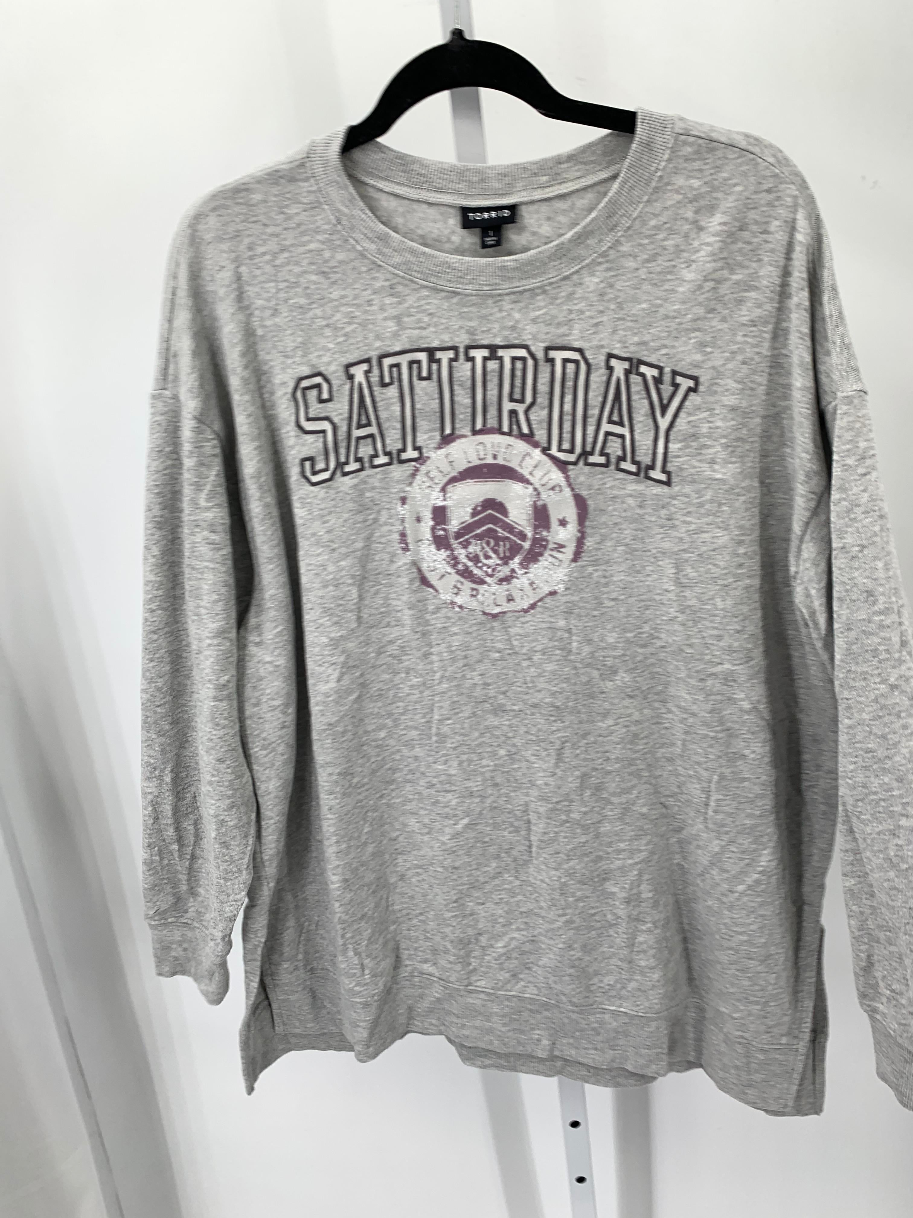 Torrid Size 1X Womens Long Sleeve Shirt