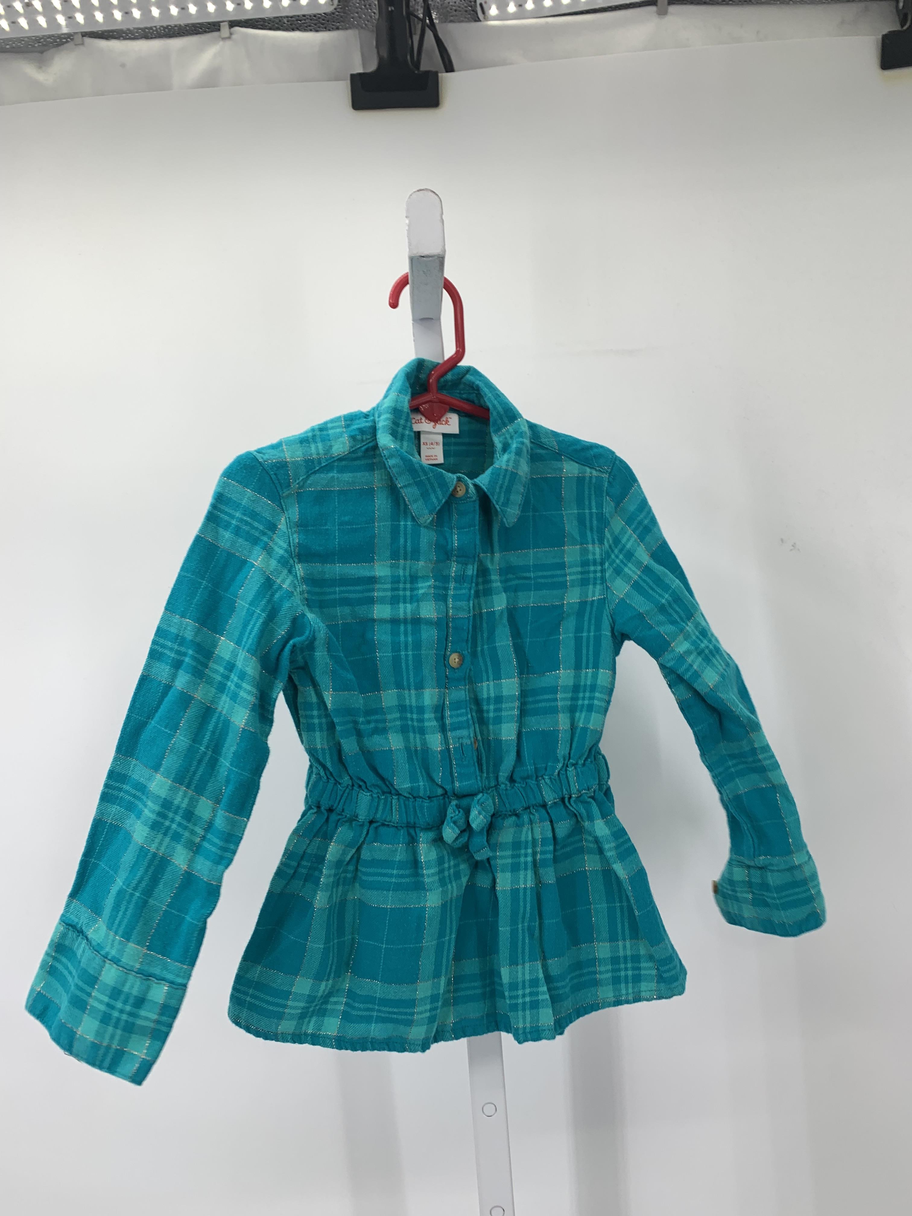 Cat & Jack Size 4-5 Girls Long Sleeve Shirt