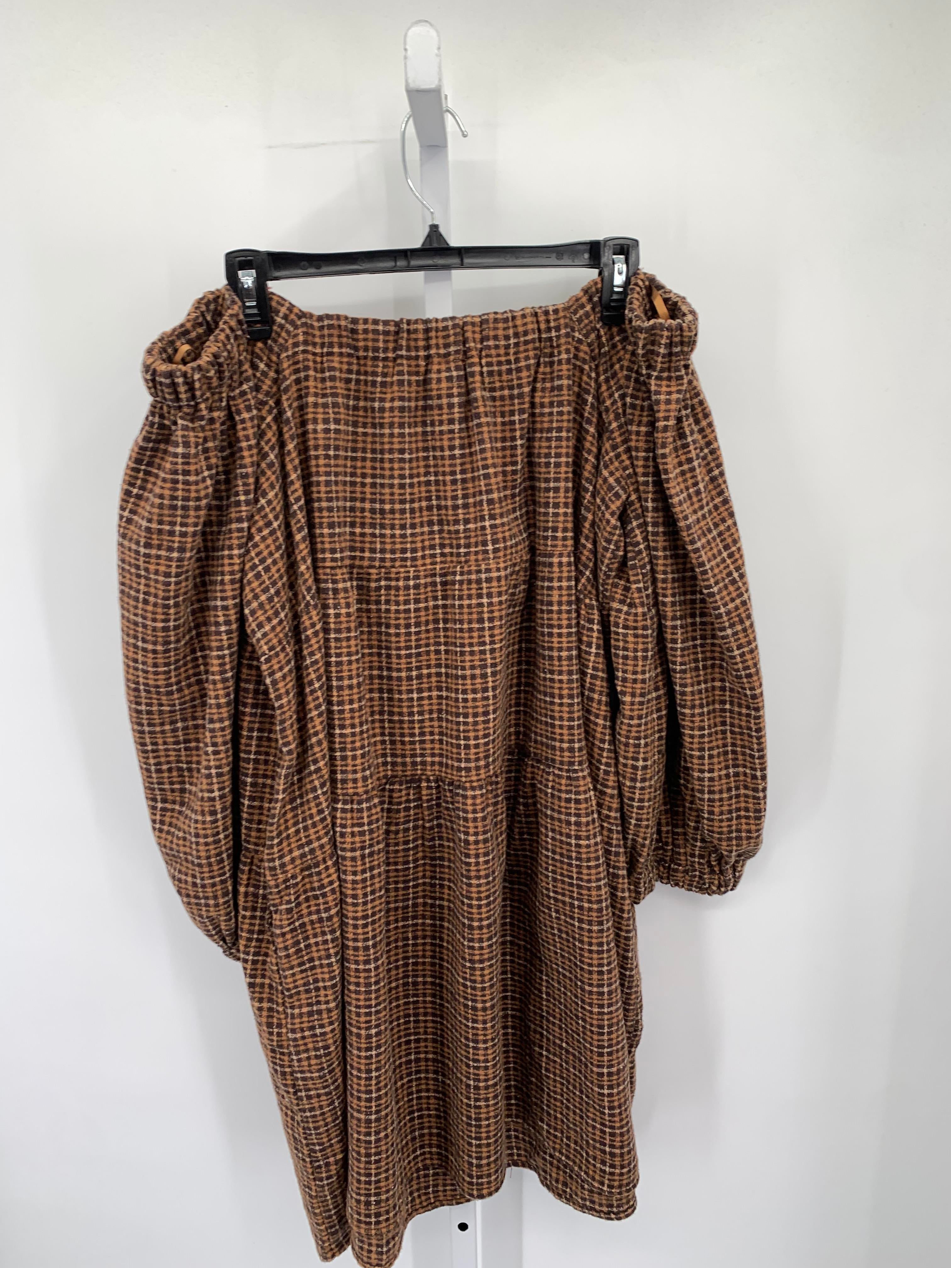 Size Large Misses Long Sleeve Dress