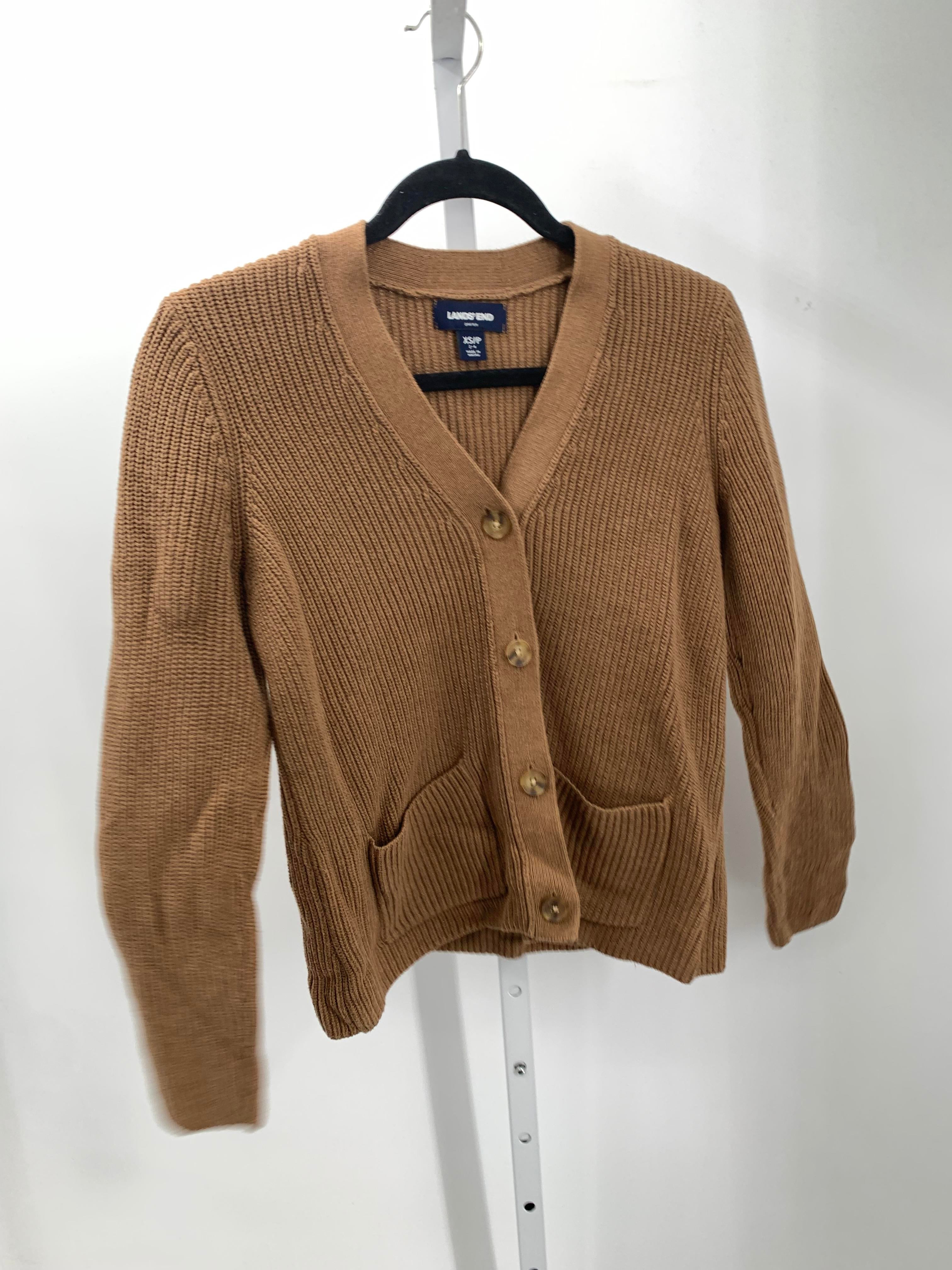 Lands End Size X Small Petite Petite Long Slv Sweater