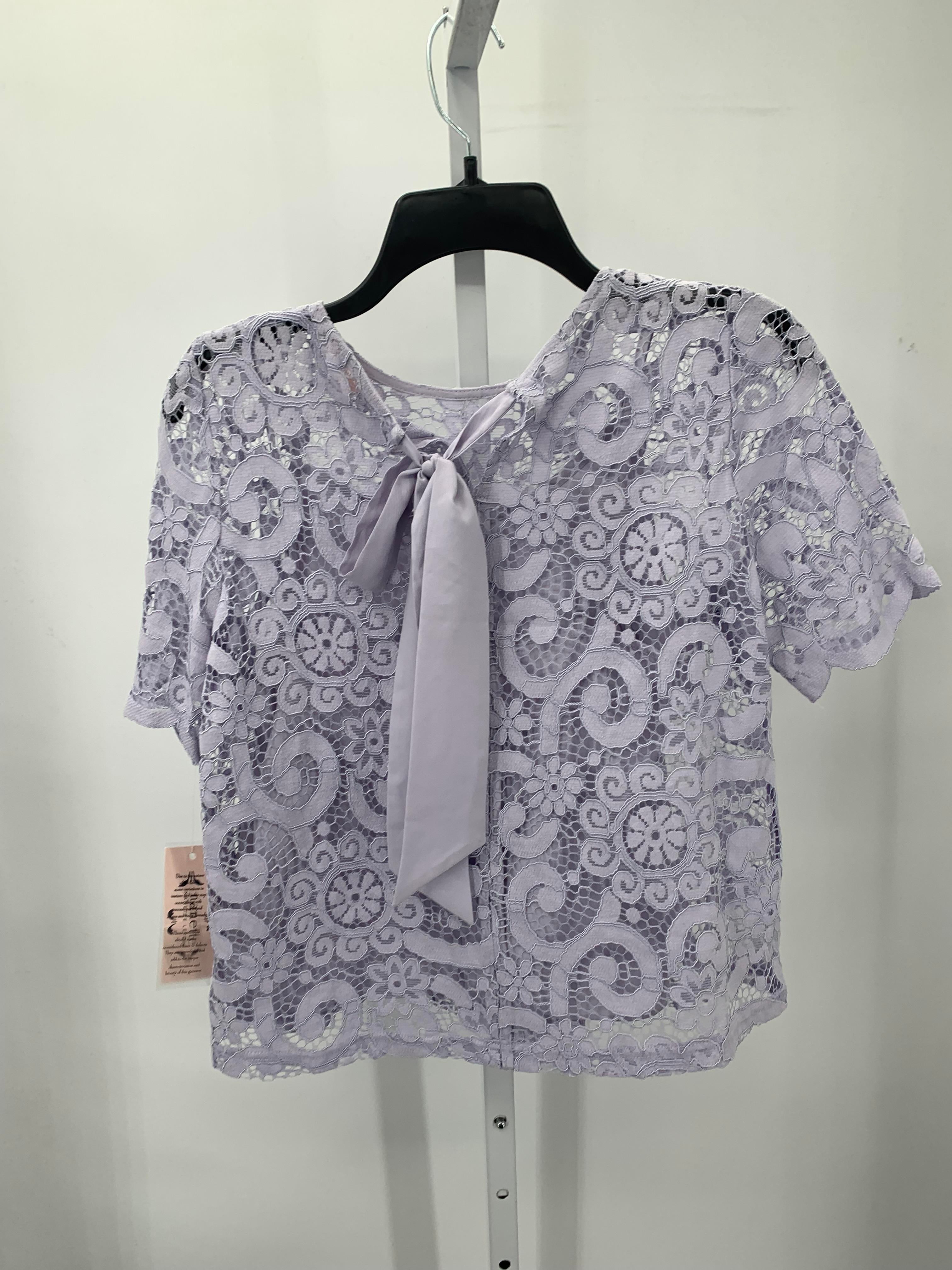 Nannette Size X Small Misses Short Sleeve Shirt