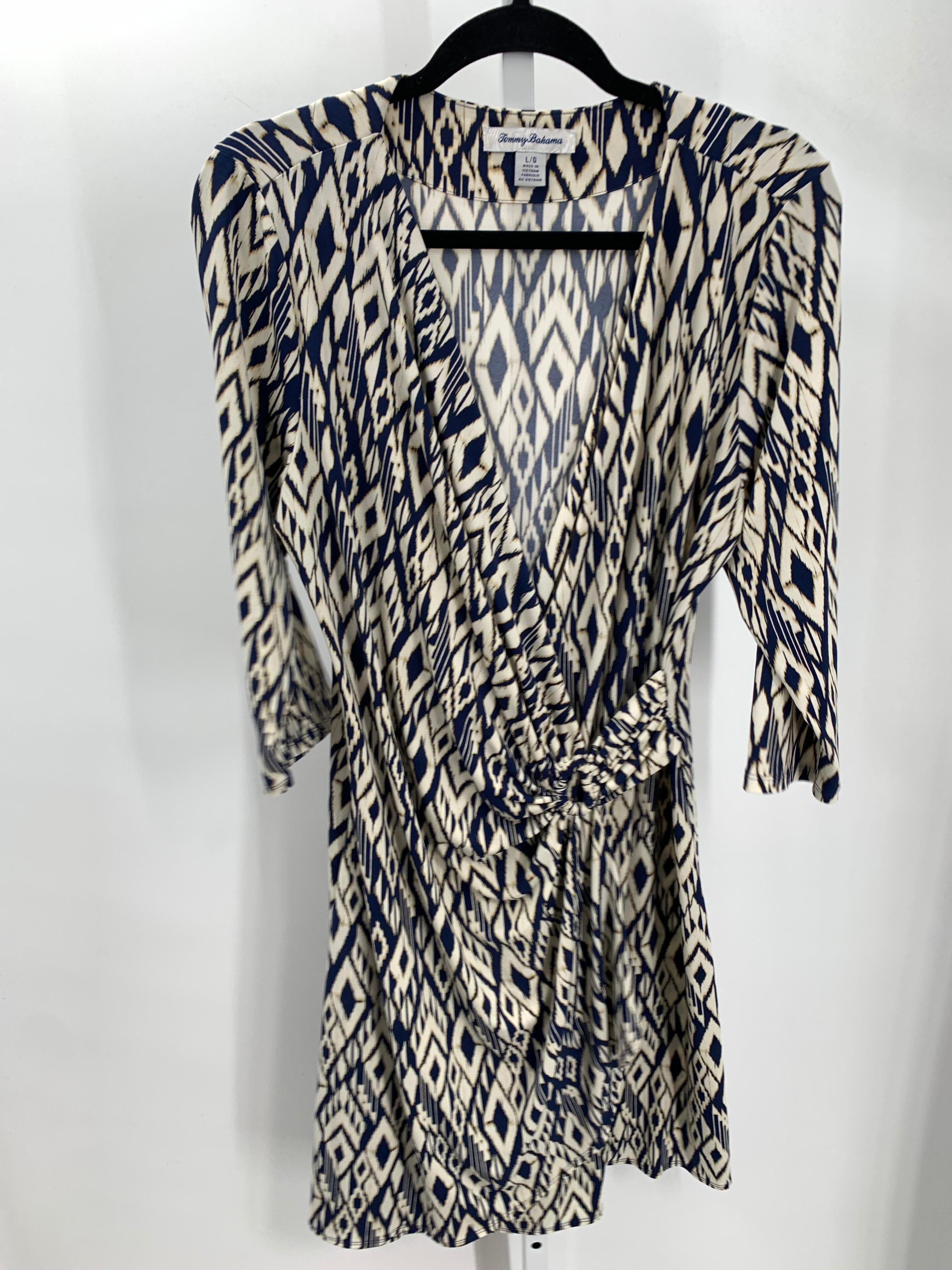 Tommy Bahama Size Large Misses 3/4 Sleeve Dress