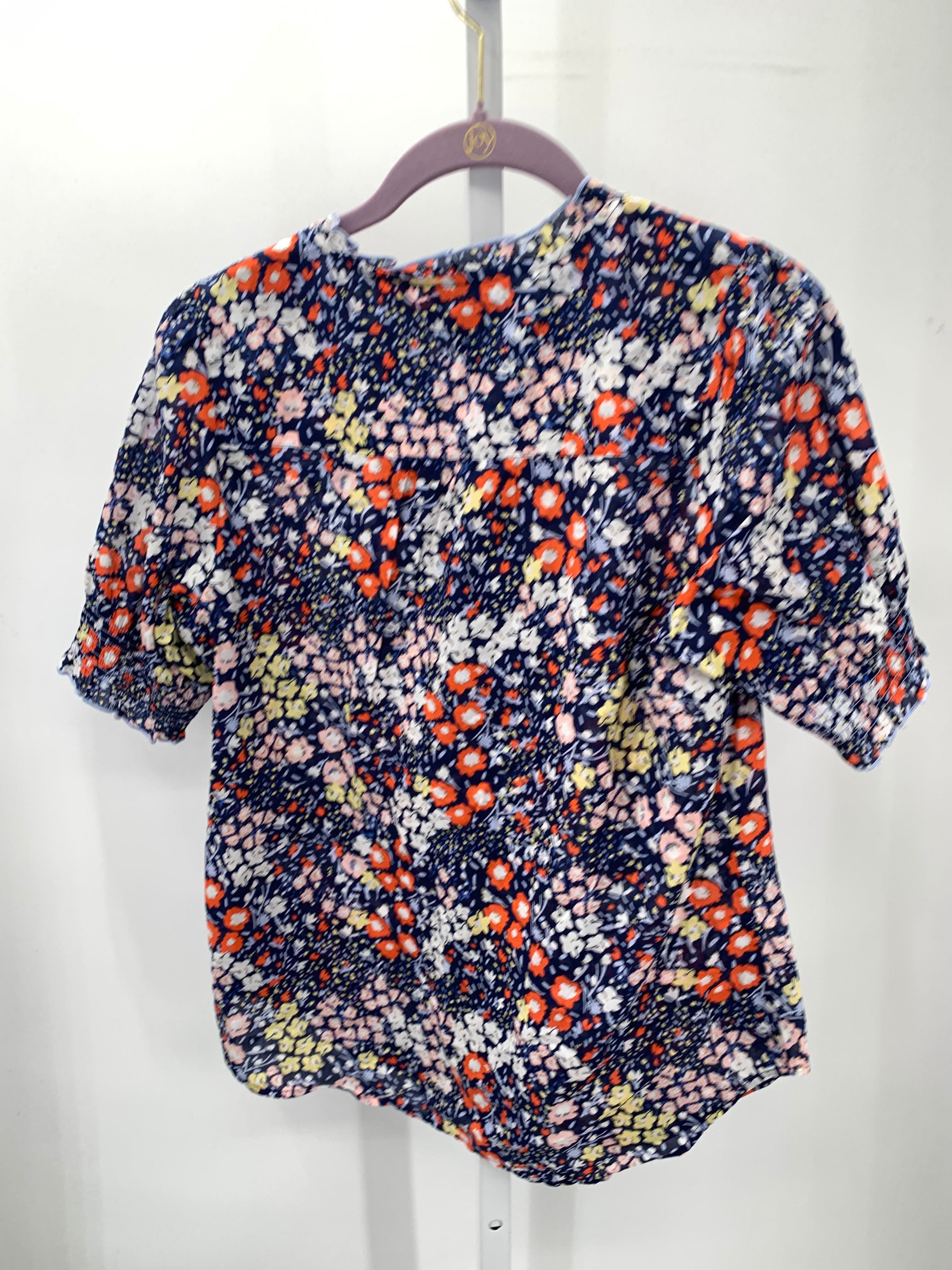 Talbots Size Small Misses Short Sleeve Shirt