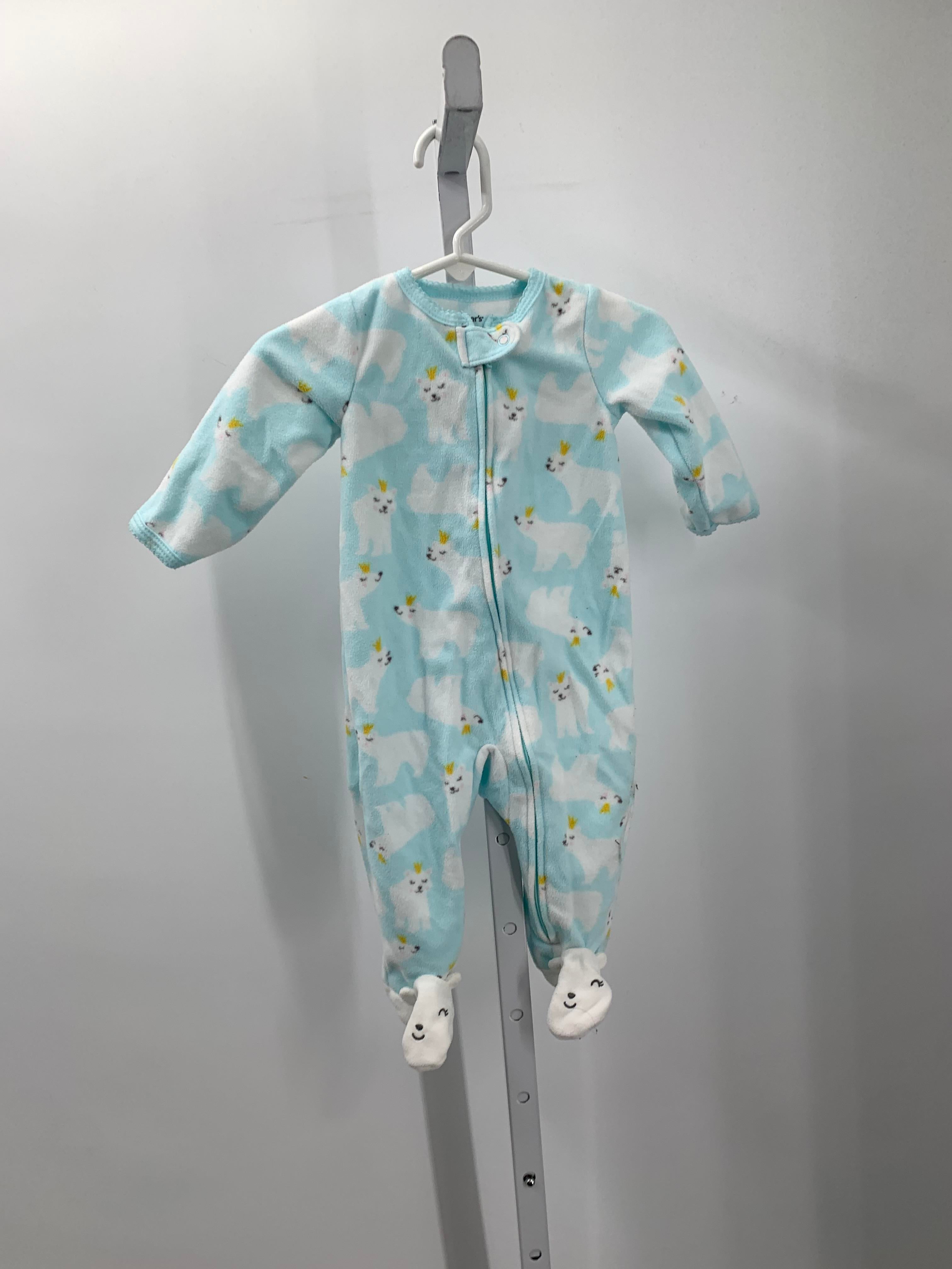 Carters Size 6 Months Girls Long Slv. Romper