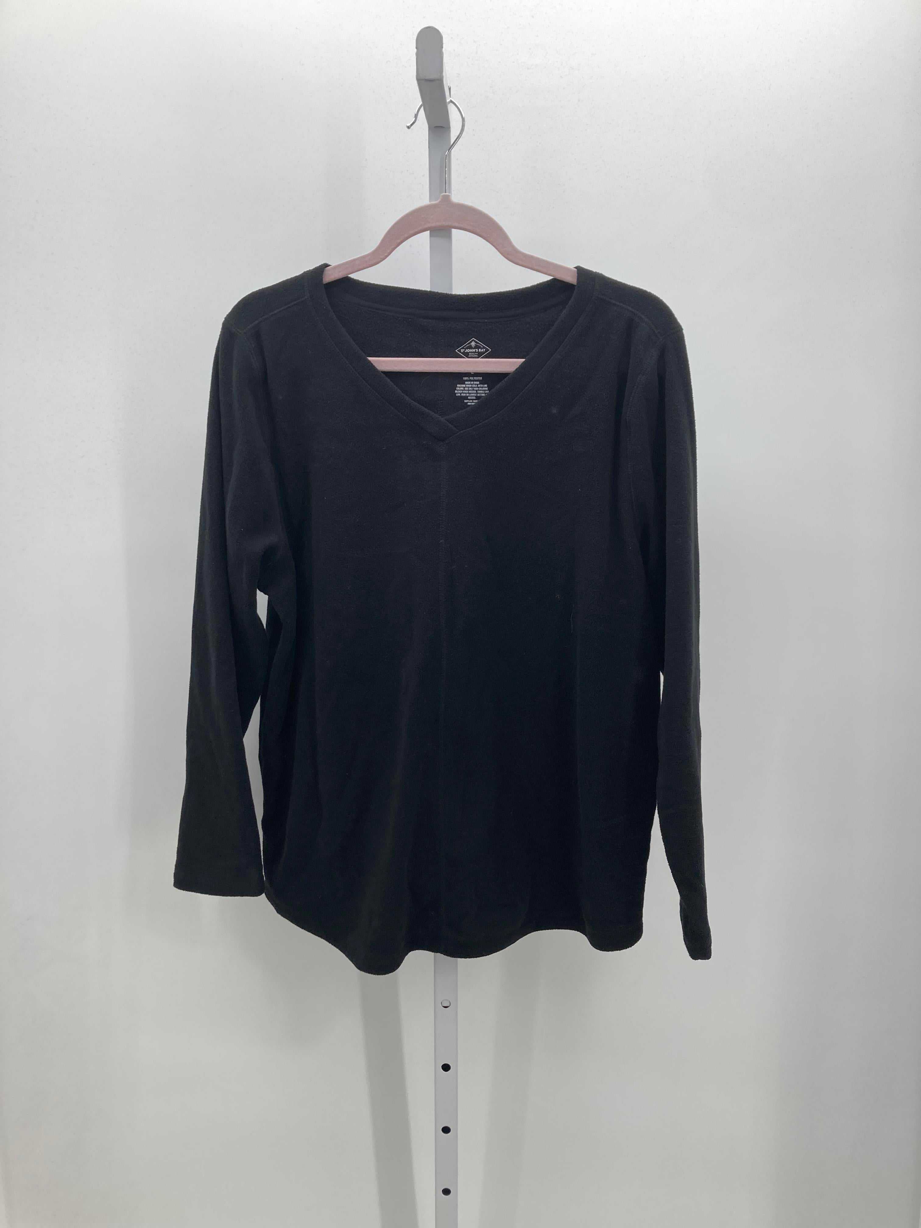 St. Johns Bay Size Large Misses Long Sleeve Shirt