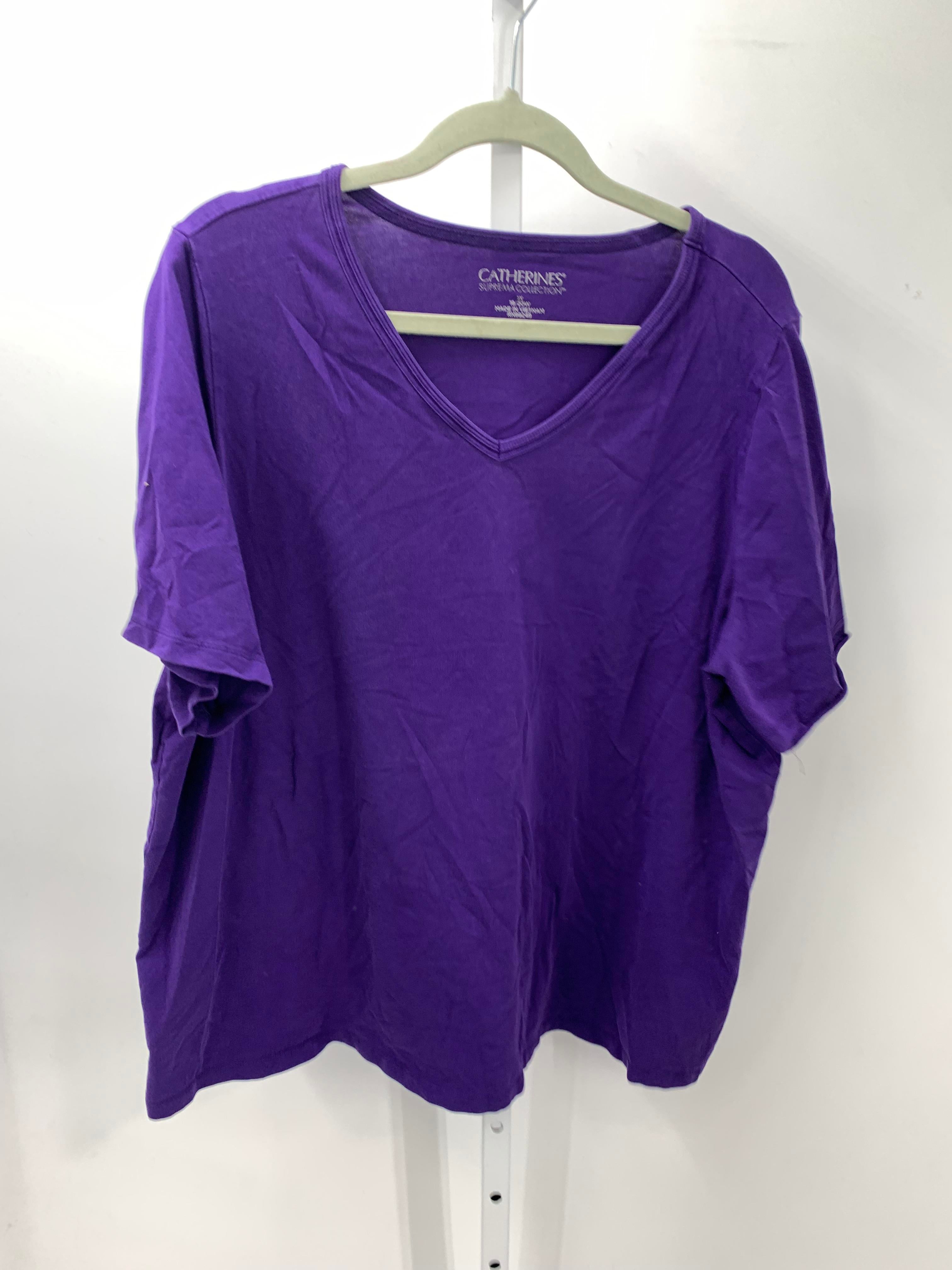 Catherine Size 1X Womens Short Sleeve Shirt