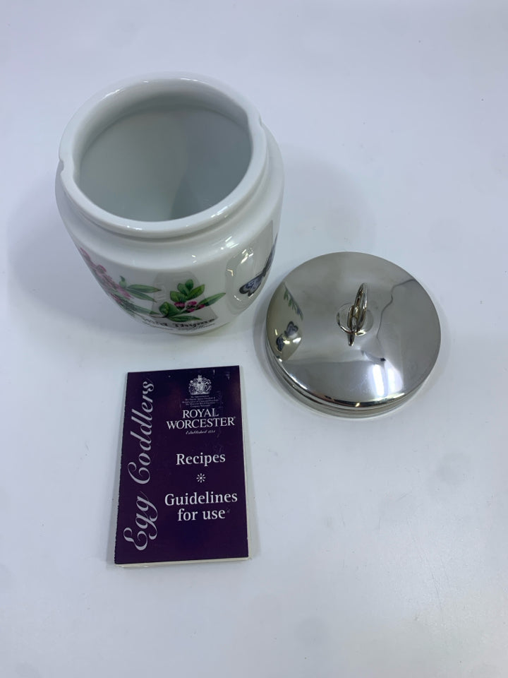 NIB WILD THYME EGG CODDLER ROYAL WORCESTER.