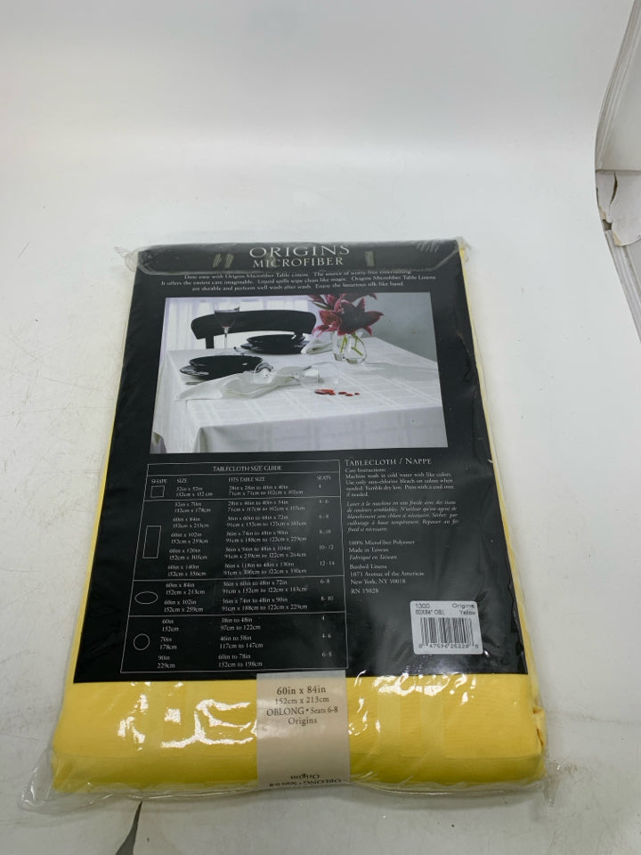 NIB MICROFIBER TABLECLOTH.