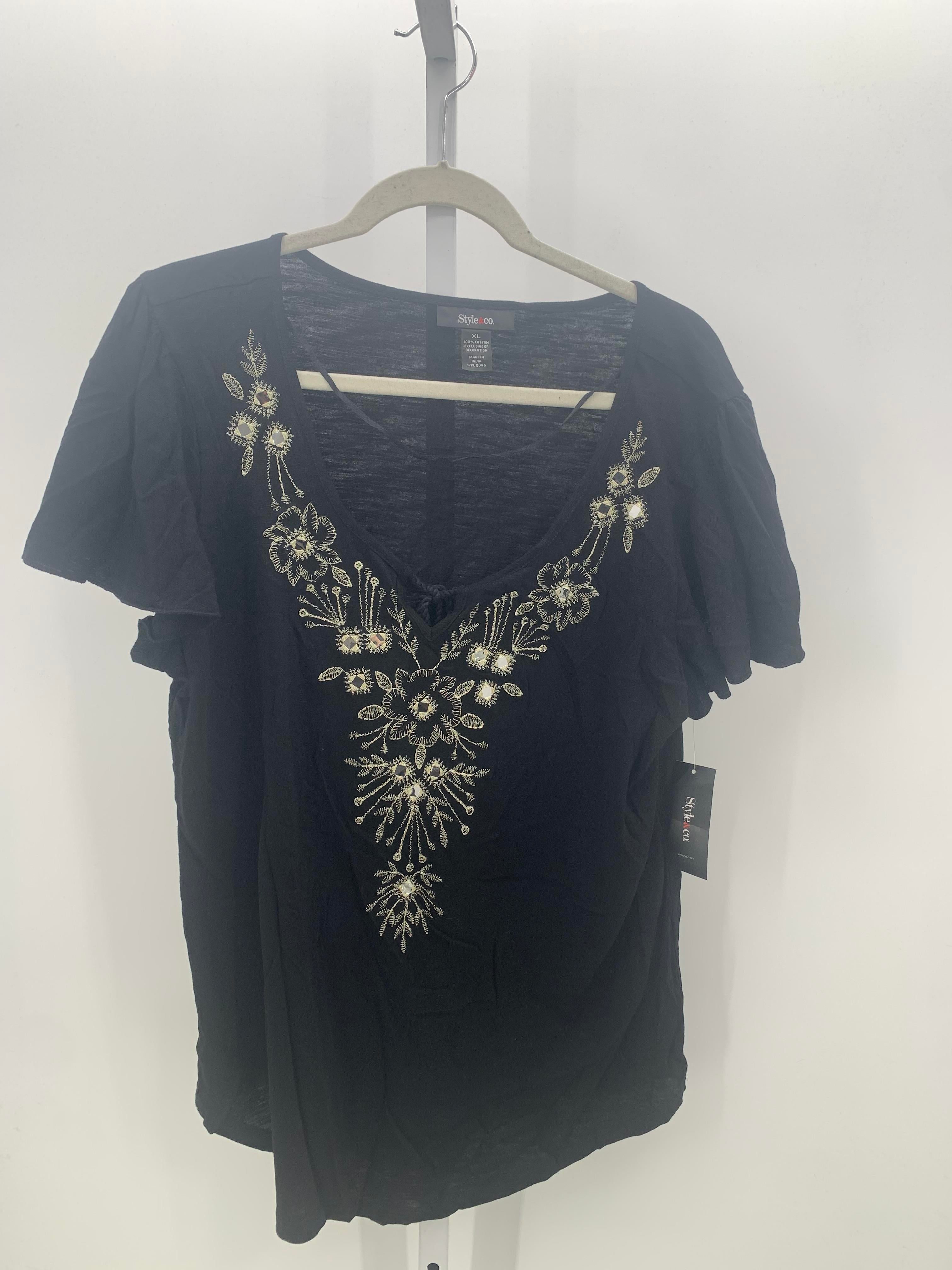 Style & Co. Size Extra Large Misses Short Sleeve Shirt